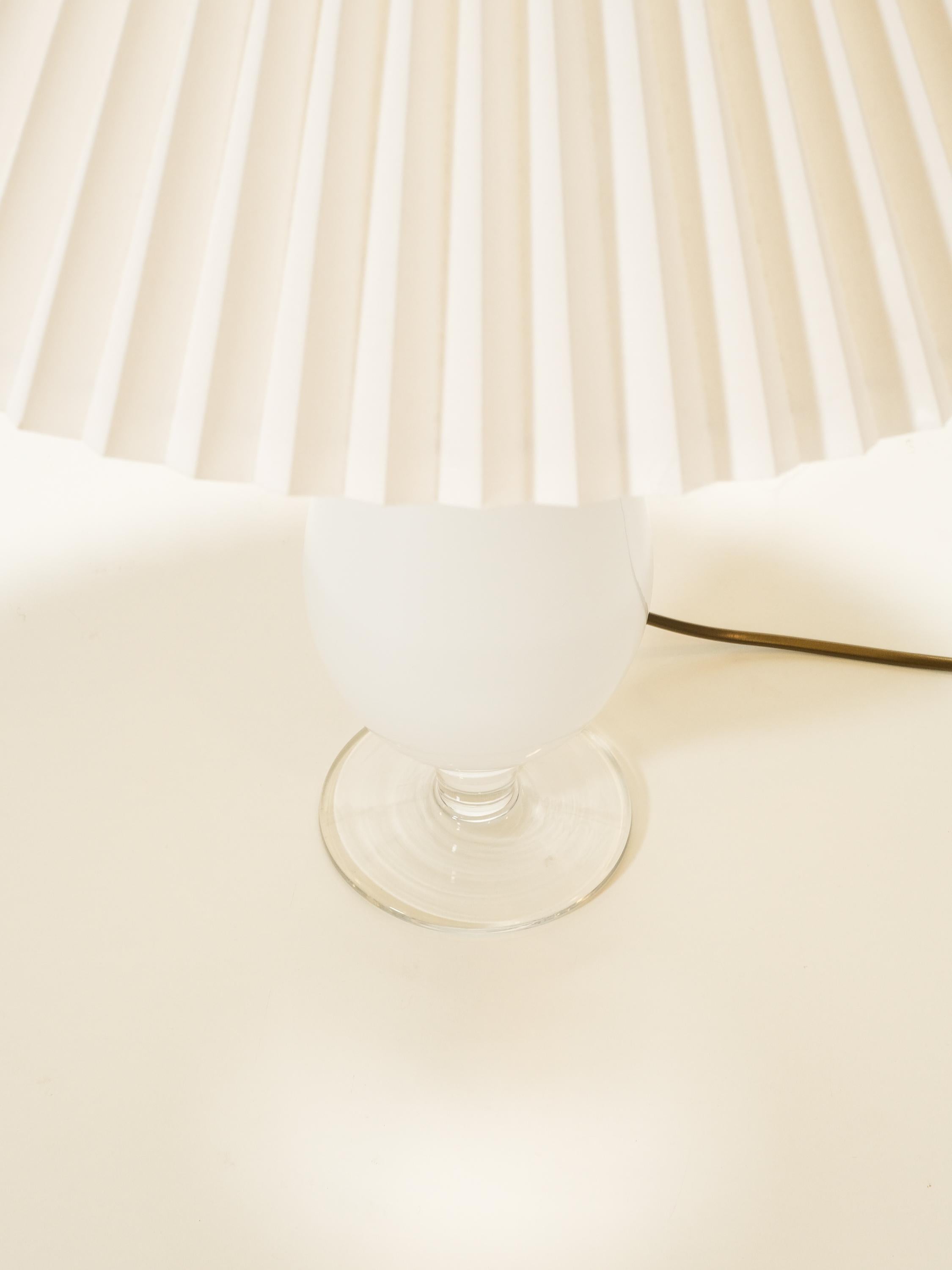 Lampe de table finlandaise en verre du milieu du siècle par Greta Lisa Jäderholm-Snellman Bon état - En vente à Karis, Nyland