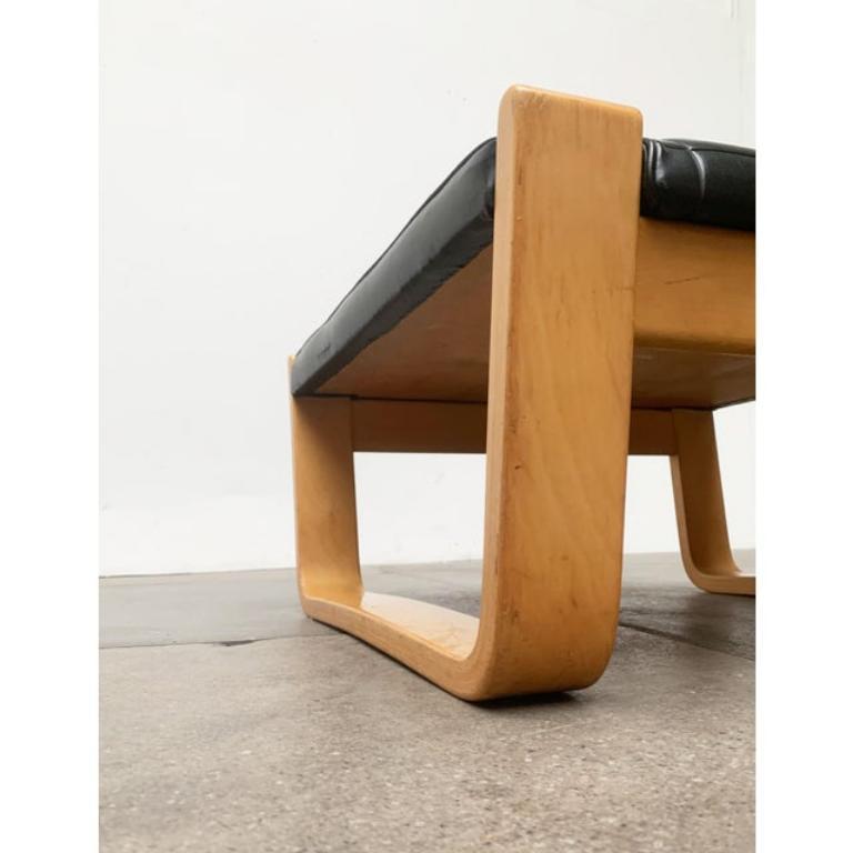 Mid-Century Pulkka Lounge Chair Stool by Ilmari Lappalainen for Asko, 1960s For Sale 3