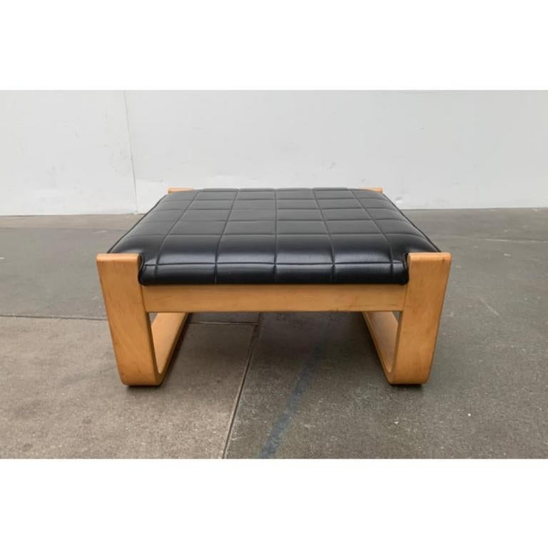 Mid-Century Pulkka Lounge Chair Stool by Ilmari Lappalainen for Asko, 1960s For Sale 4
