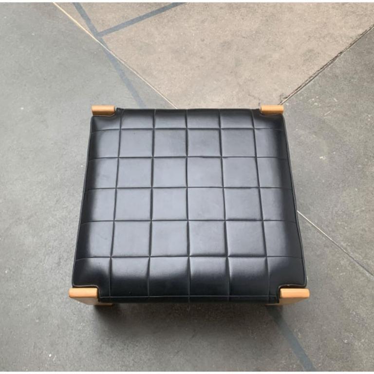 Mid-Century Pulkka Lounge Chair Stool by Ilmari Lappalainen for Asko, 1960s For Sale 5