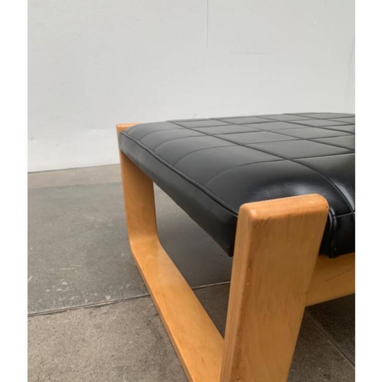 Mid-Century Pulkka Lounge Chair Stool by Ilmari Lappalainen for Asko, 1960s For Sale 1