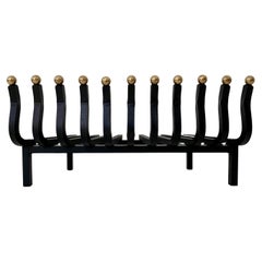 Mid-Century Fireplace Grate, circa 1960, France