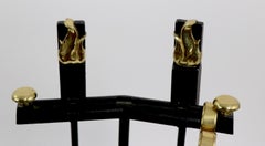 Mid Century  Fireplace Tool Set by Bennett Attributed to Deskey