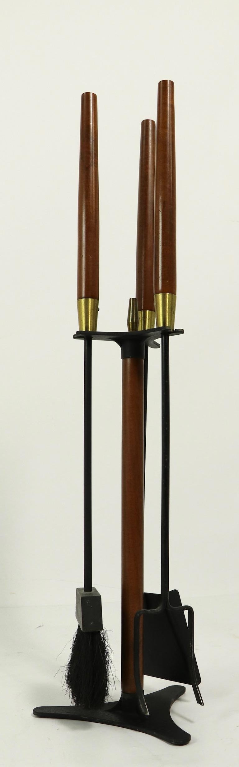 Mid Century Fireplace Tool Set by Seymour at 1stDibs