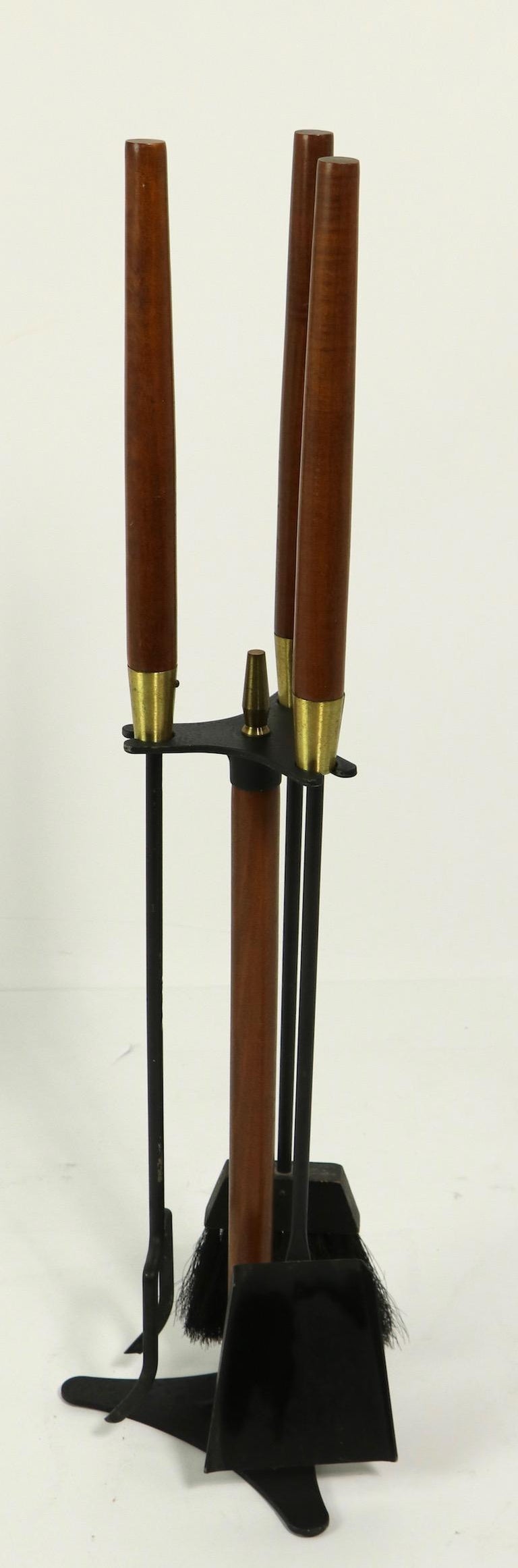 Mid Century Fireplace Tool Set by Seymour at 1stDibs