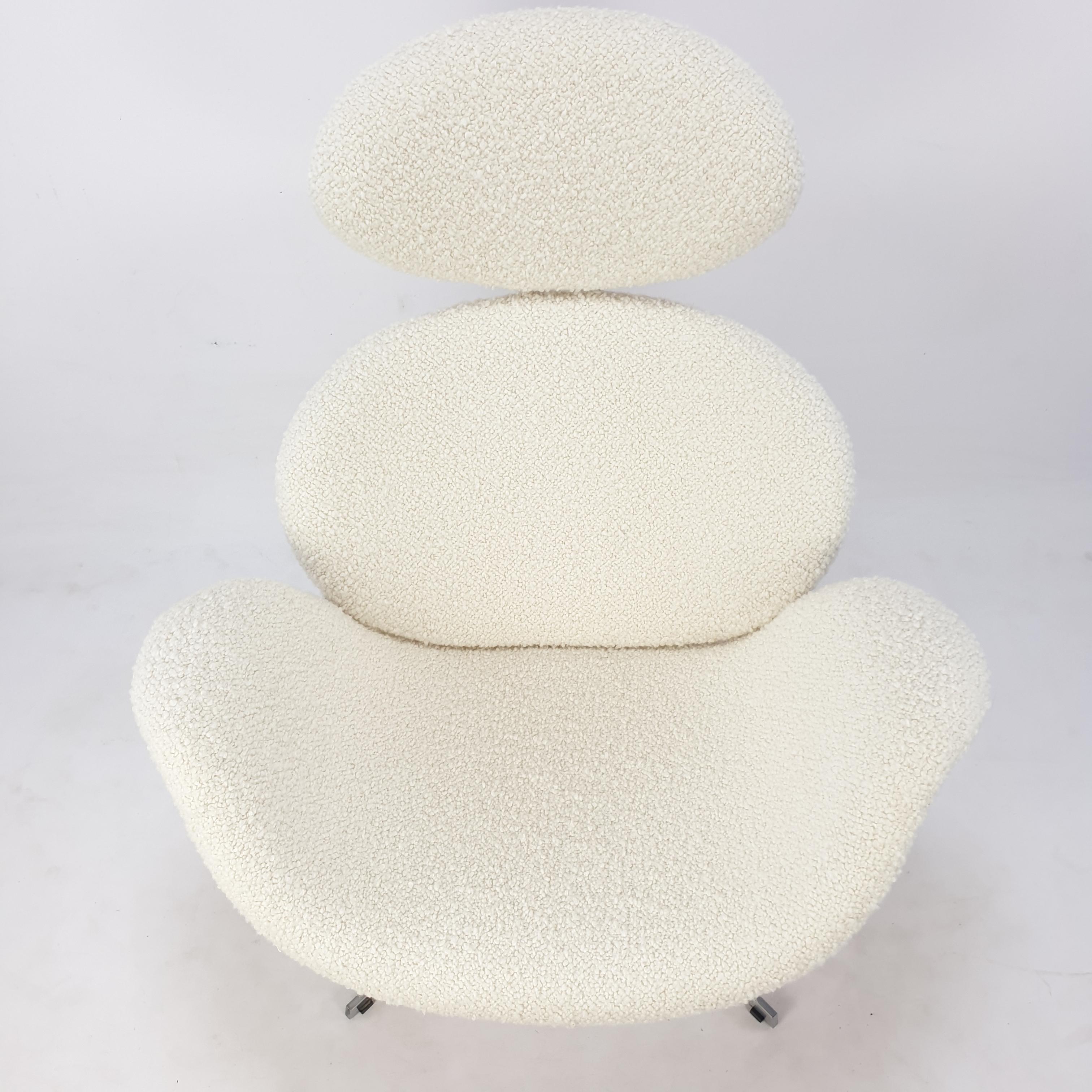 Acier Chaise Big Tulip de la première édition du milieu du siècle dernier par Pierre Paulin pour Artifort, 1959 en vente