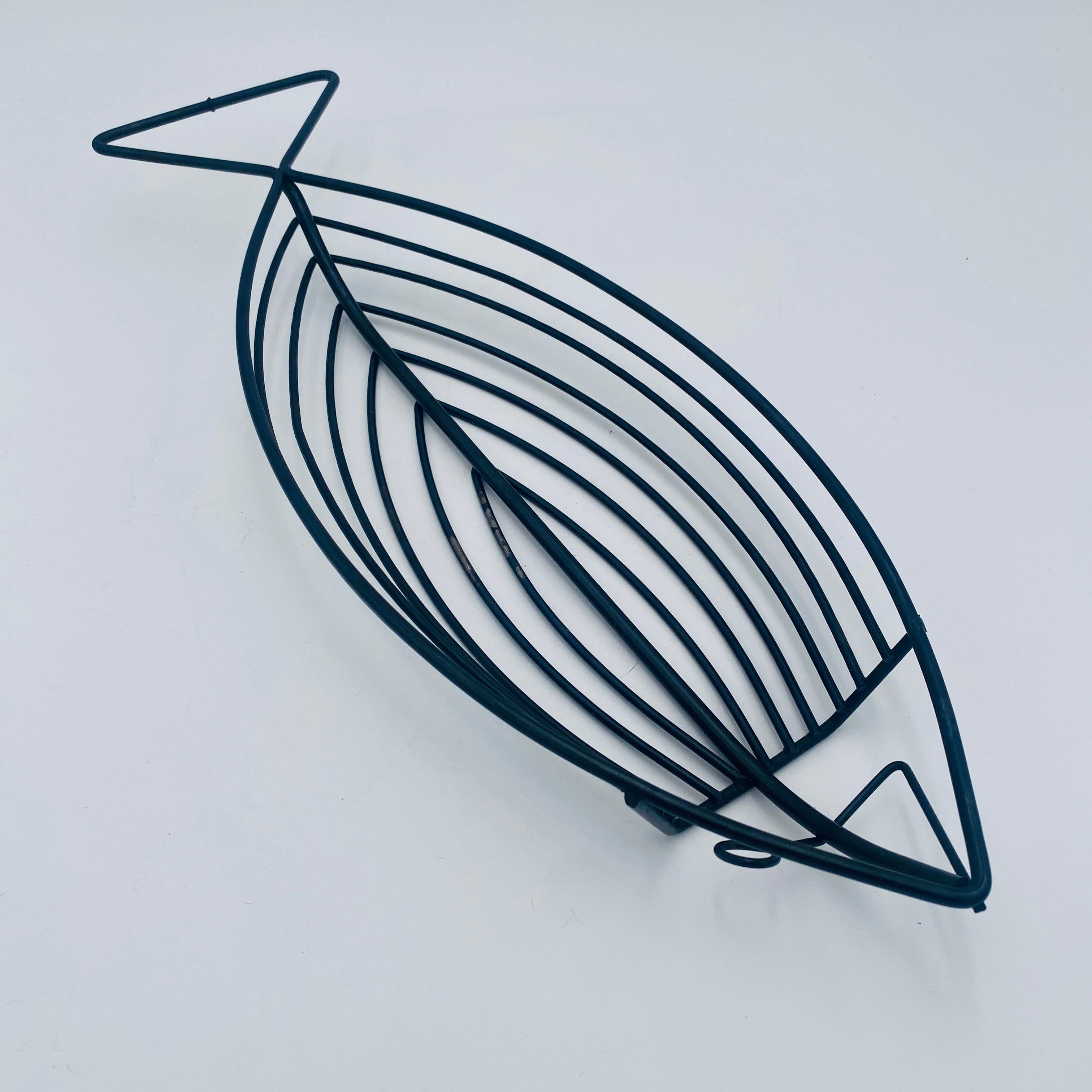 Mid Century Fish Basket by Laurids Lønborg, Denmark 1960s For Sale 2