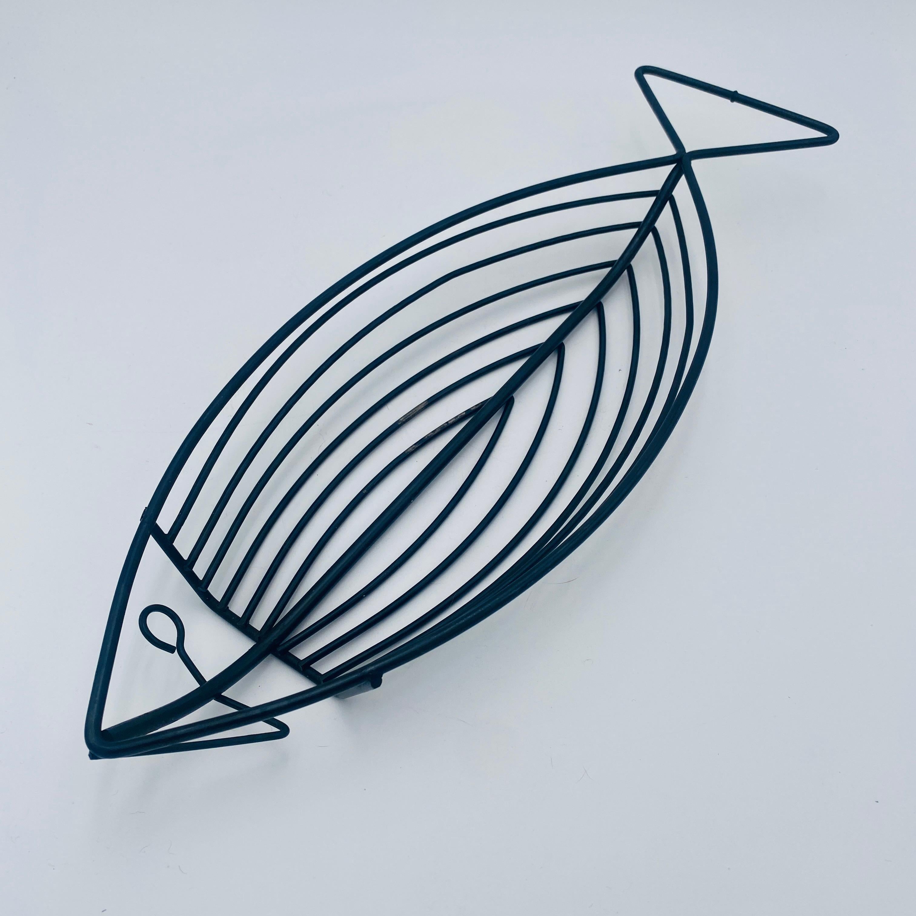 Mid Century Fish Basket by Laurids Lønborg, Denmark 1960s For Sale 3