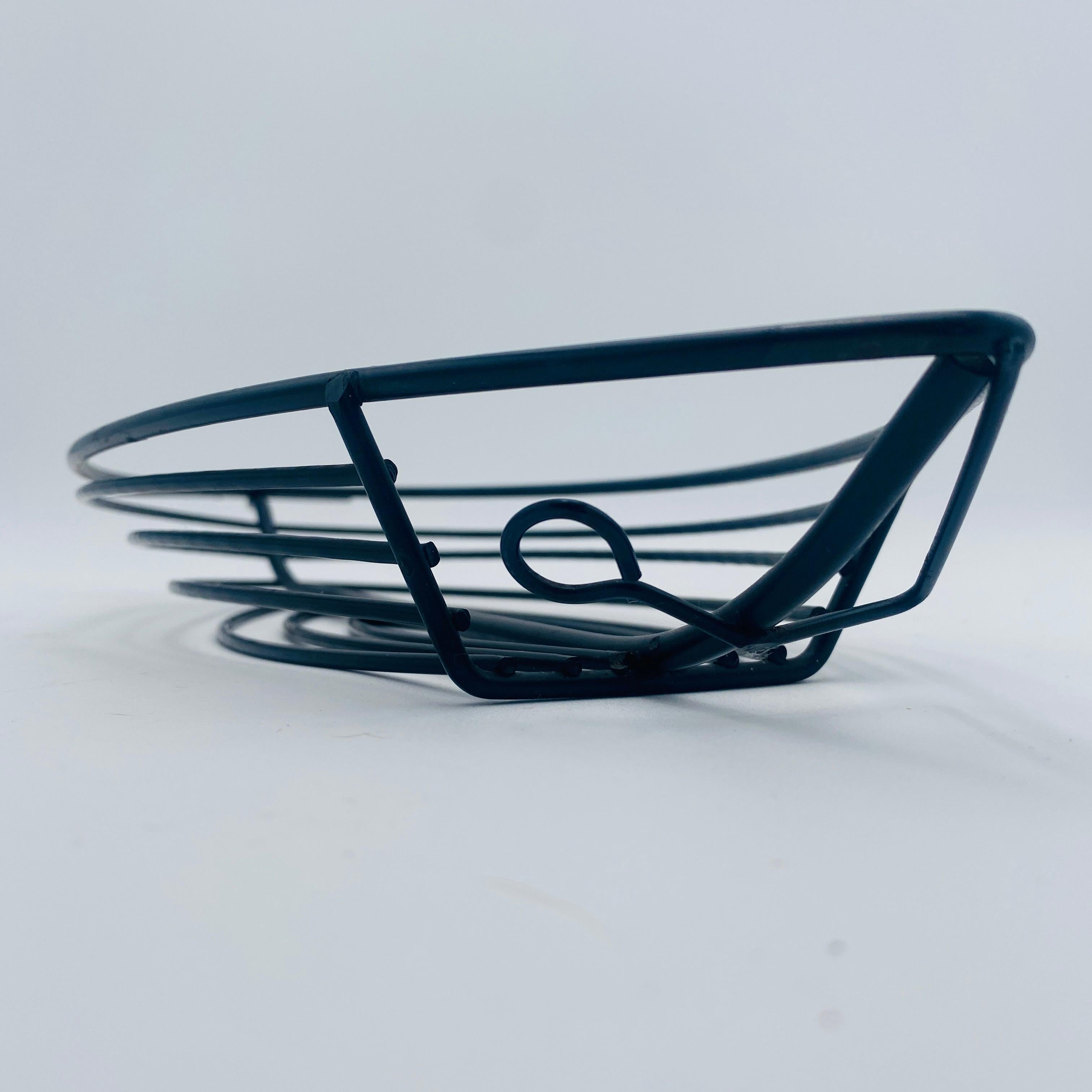 Mid Century Fish Basket by Laurids Lønborg, Denmark 1960s In Good Condition For Sale In San Juan Capistrano, CA
