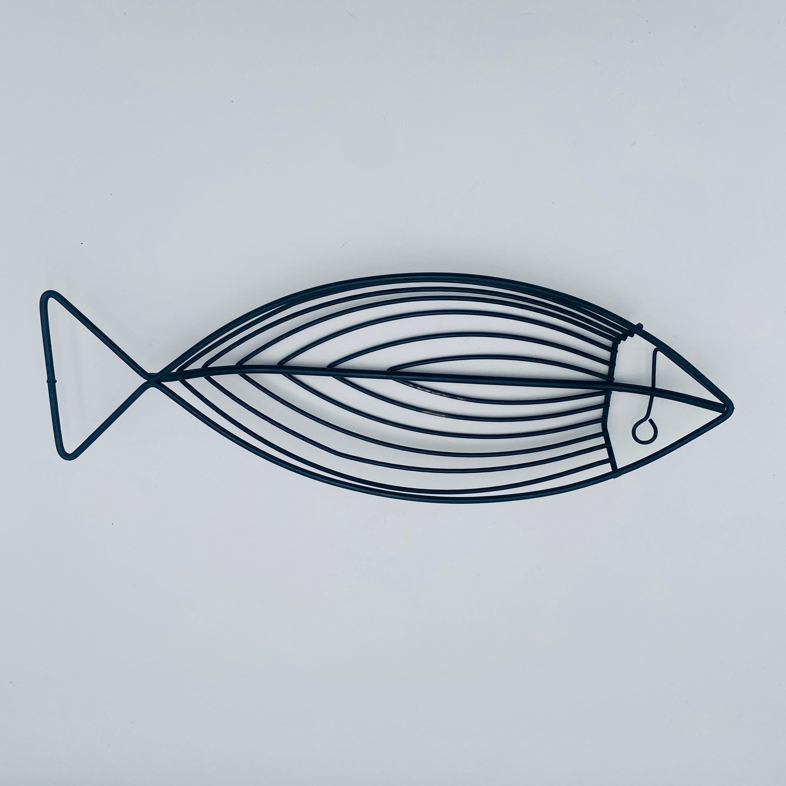Mid-20th Century Mid Century Fish Basket by Laurids Lønborg, Denmark 1960s For Sale