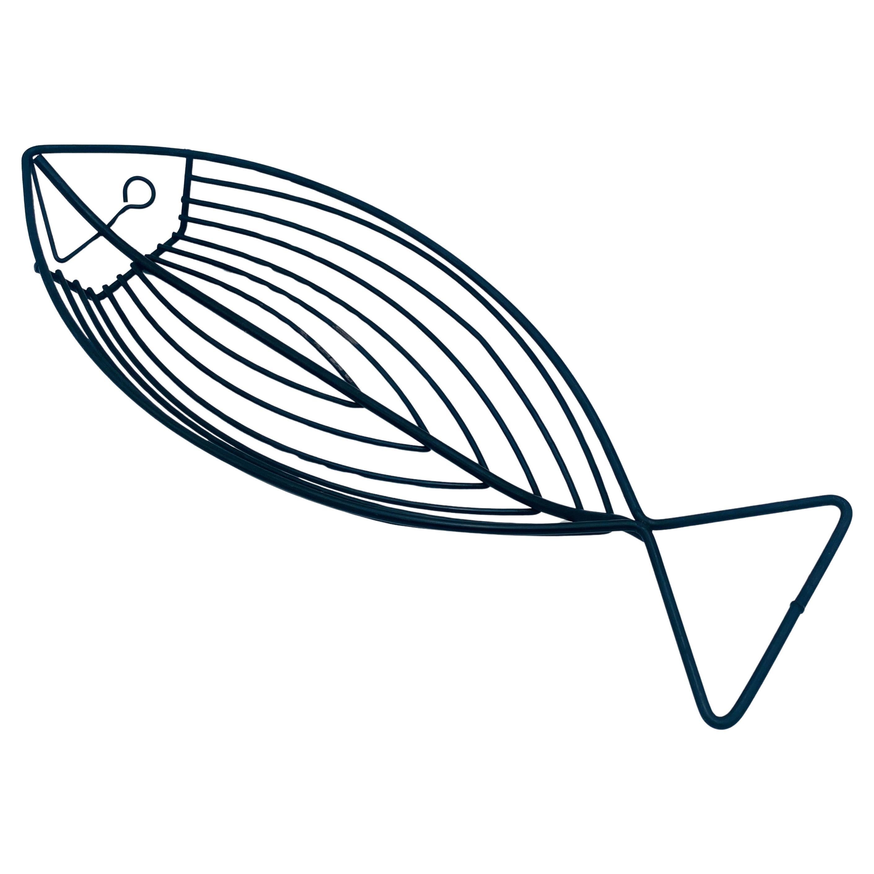 Cesta de pescado de mediados de siglo de Laurids Lønborg, Dinamarca Años 60