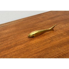 Mid-Century Fish Bottle Opener in Brass 1960s