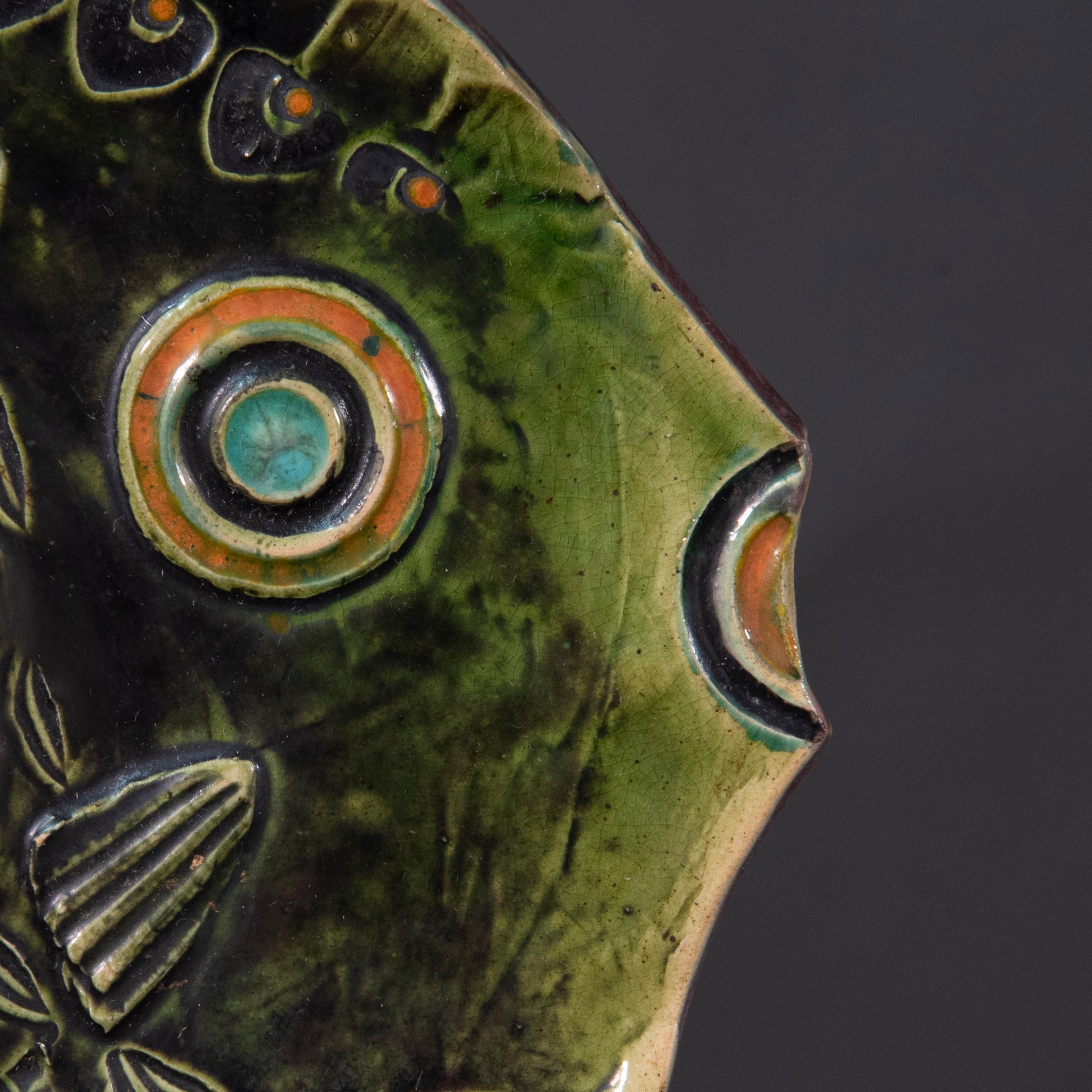 Mid-Century Modern Mid-Century Fish Ceramic by Steven Barry Sykes 