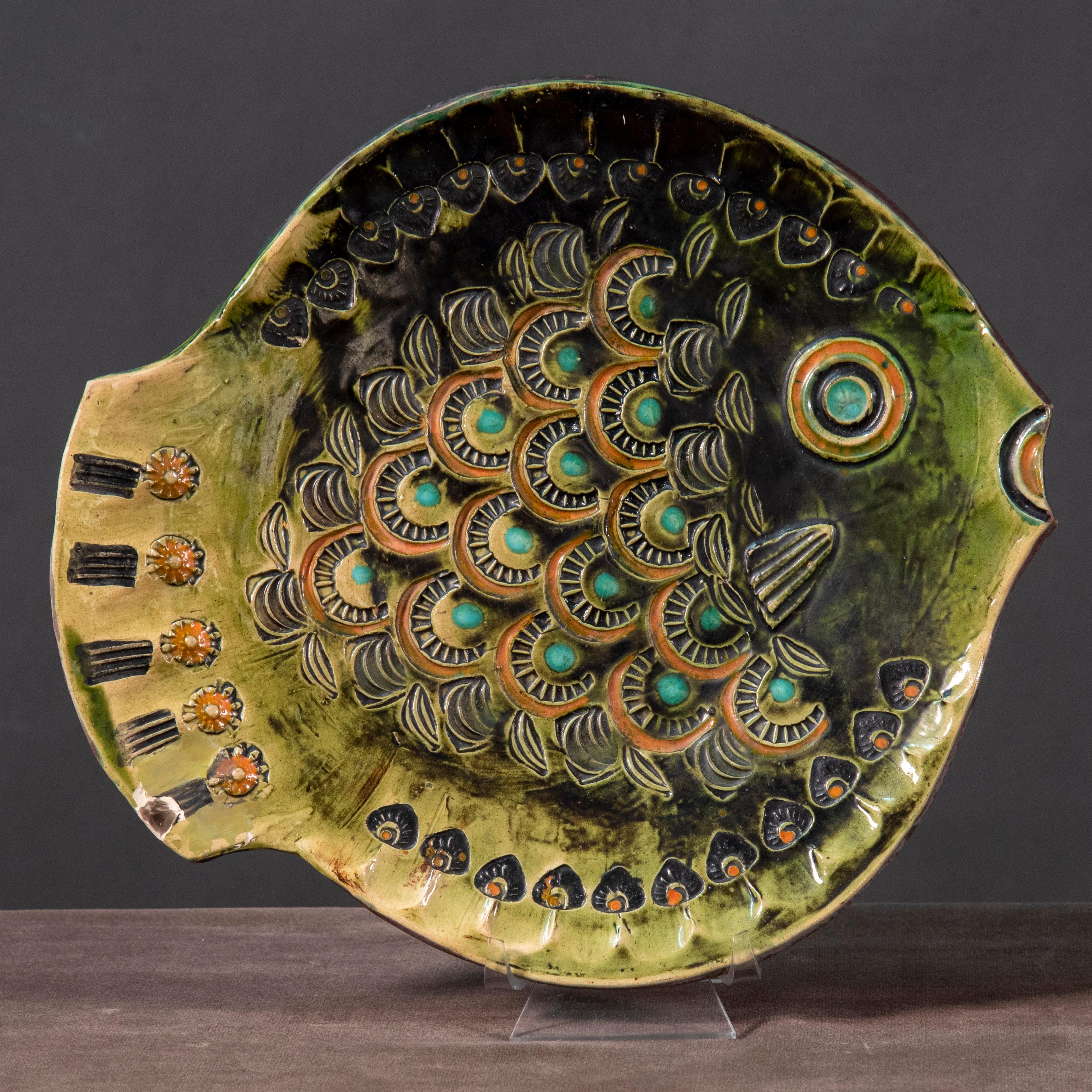 Mid-Century Fish Ceramic by Steven Barry Sykes  1