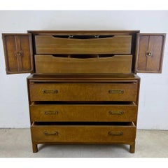 Mid-Century Five Drawer Highboy Dresser