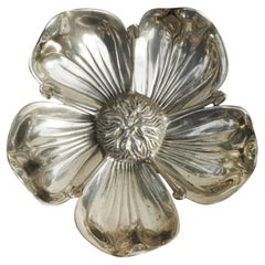 Mid Century Five Petal Flower Ashtray or Catch-all C1960s Italy