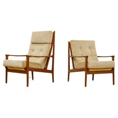 Retro Mid Century FLER 'KARINGA' Armchairs