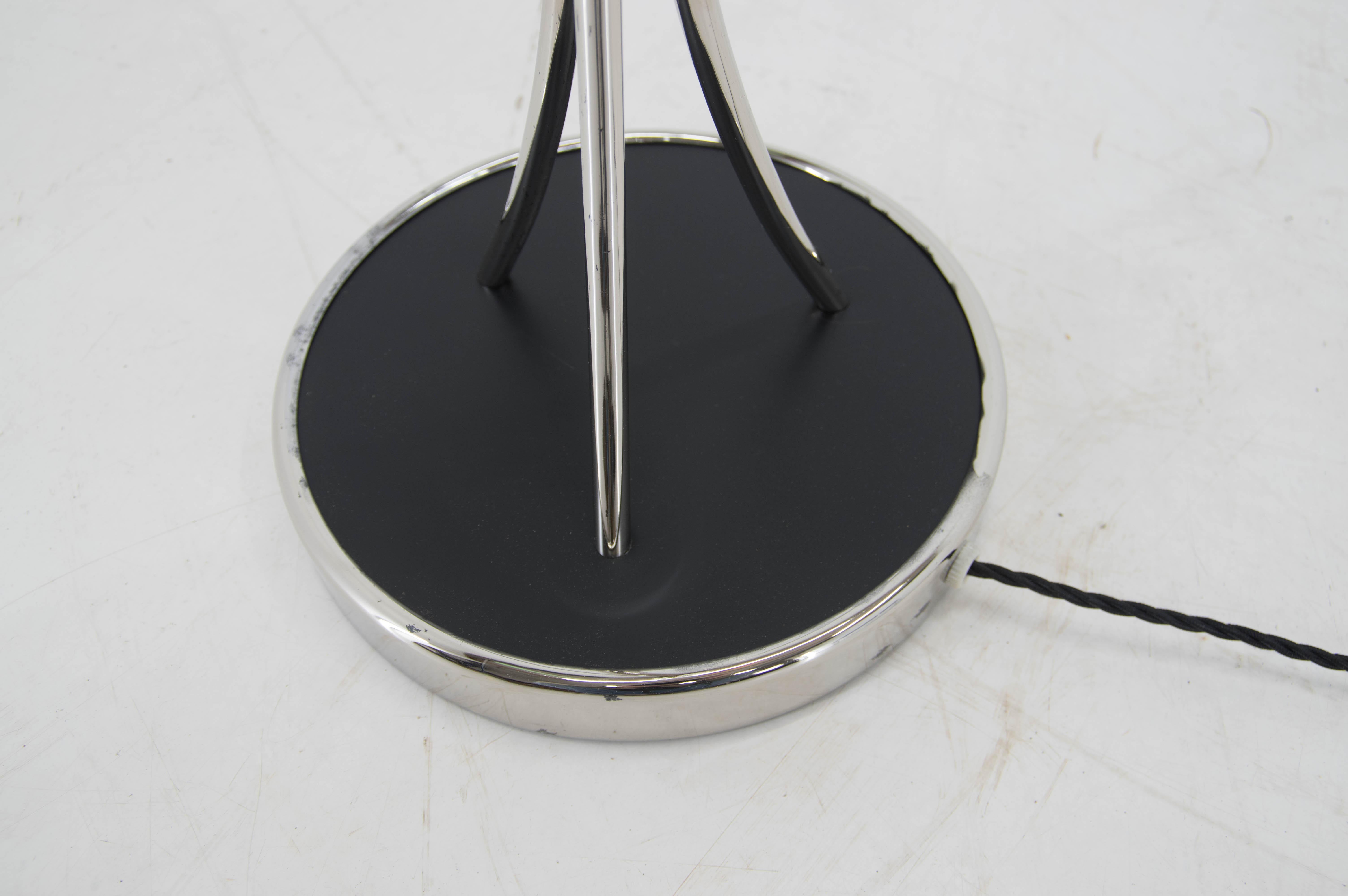 Lámpara de pie flexible de 3 luces de mediados de siglo, años 60 mediados del siglo XX en venta