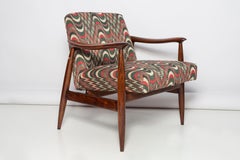 Mid Century Flimflam Jacquard Armchair, Designed by J Kedziorek, Europe, 1960s