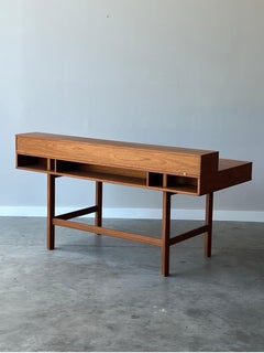 Mid-Century Flip-Top Executive Desk by Peter Løvig Nielsen