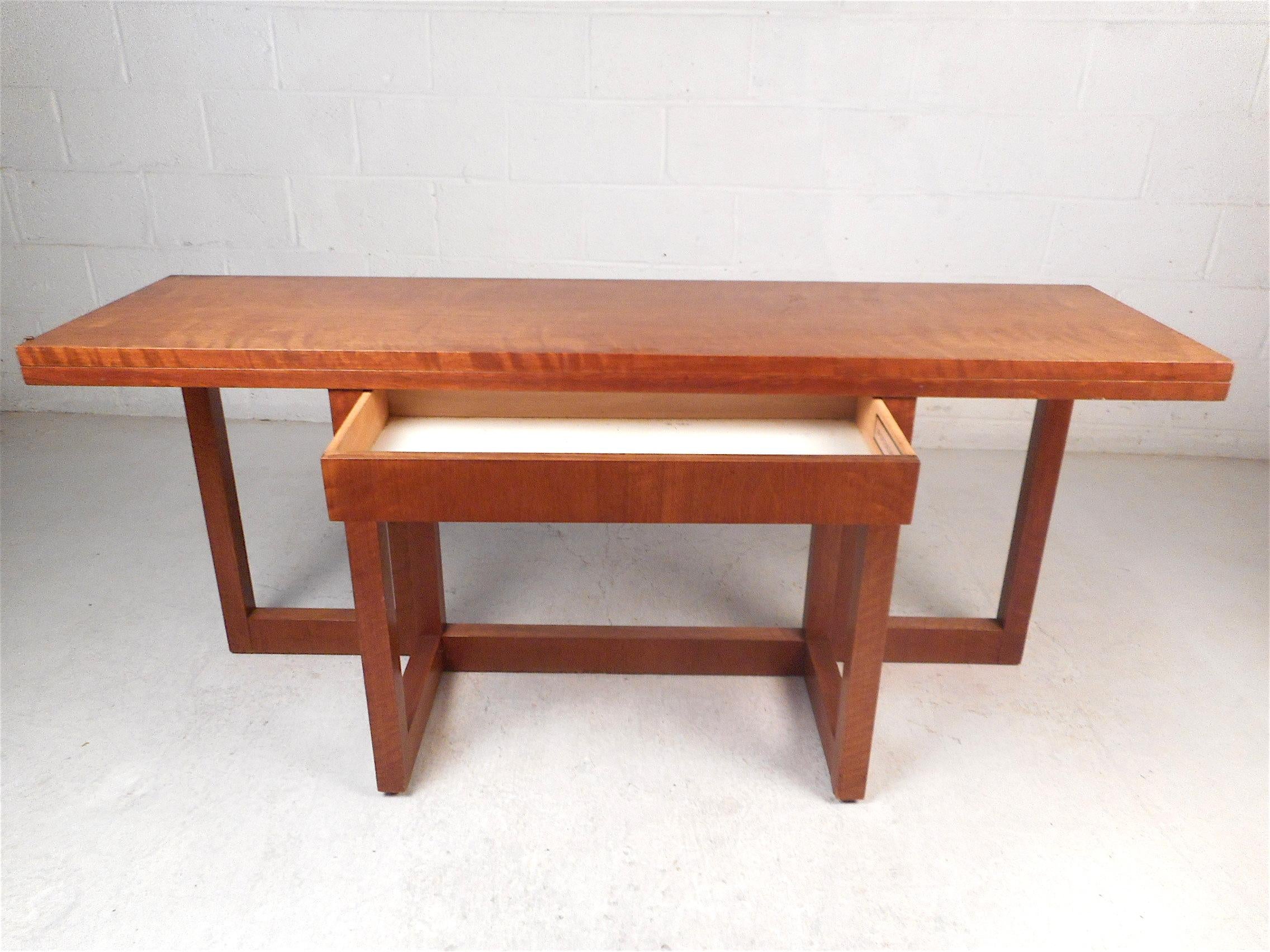 Mid-Century Modern Midcentury Flip-Top Table by Founders Furniture 