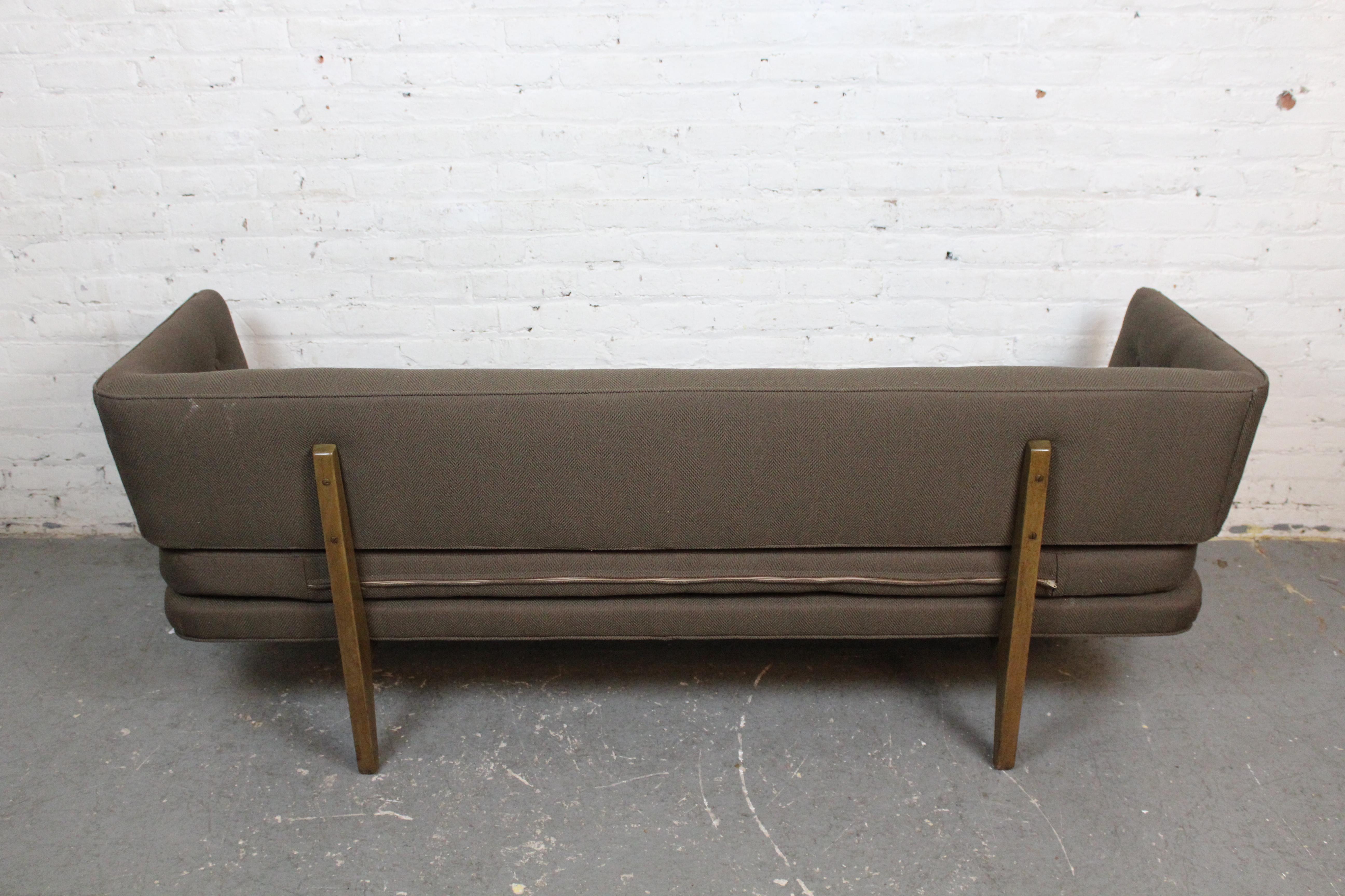 Mid-Century Floating Back Sofa by Ed Wormley for Dunbar 2