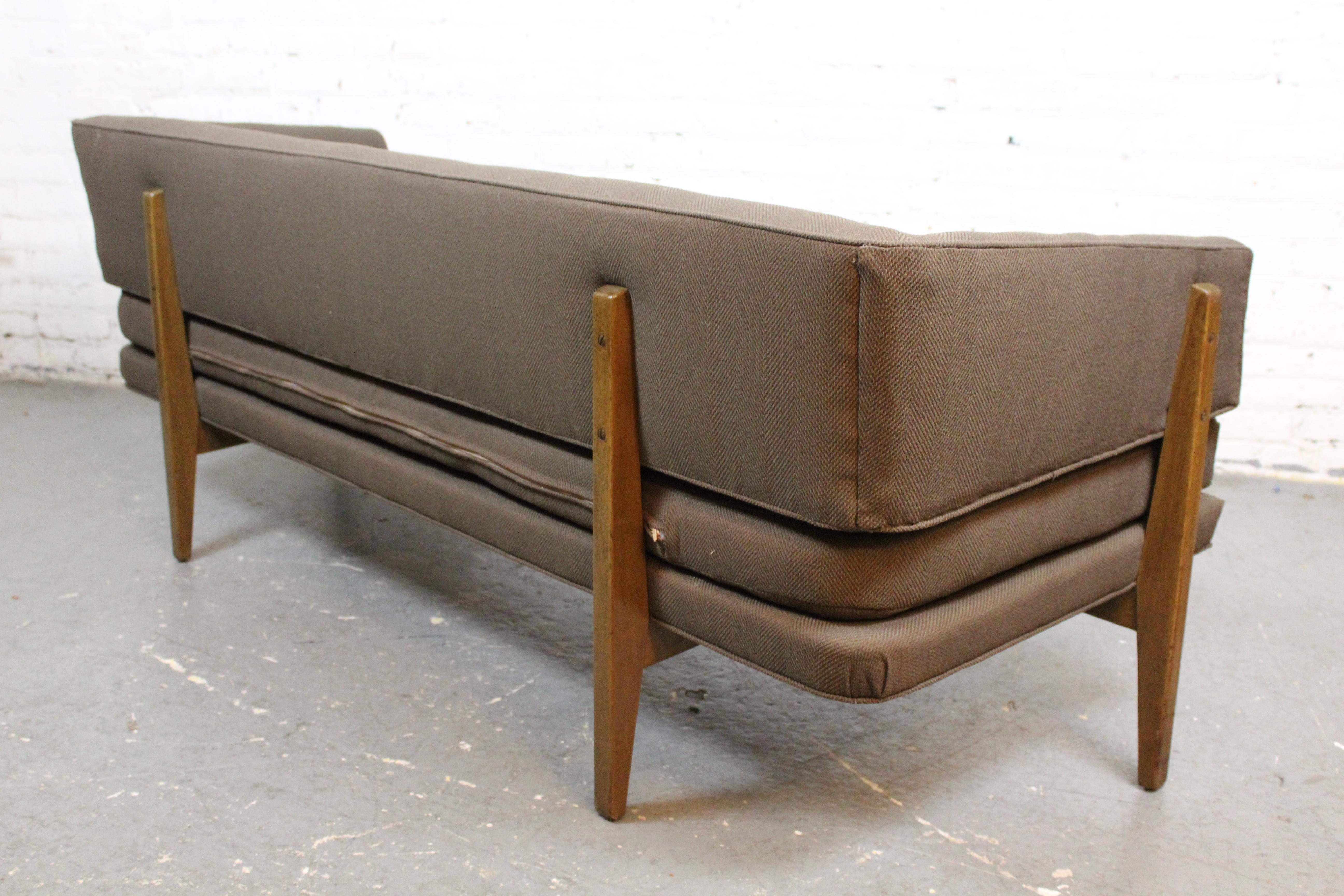 Mid-Century Floating Back Sofa by Ed Wormley for Dunbar 3