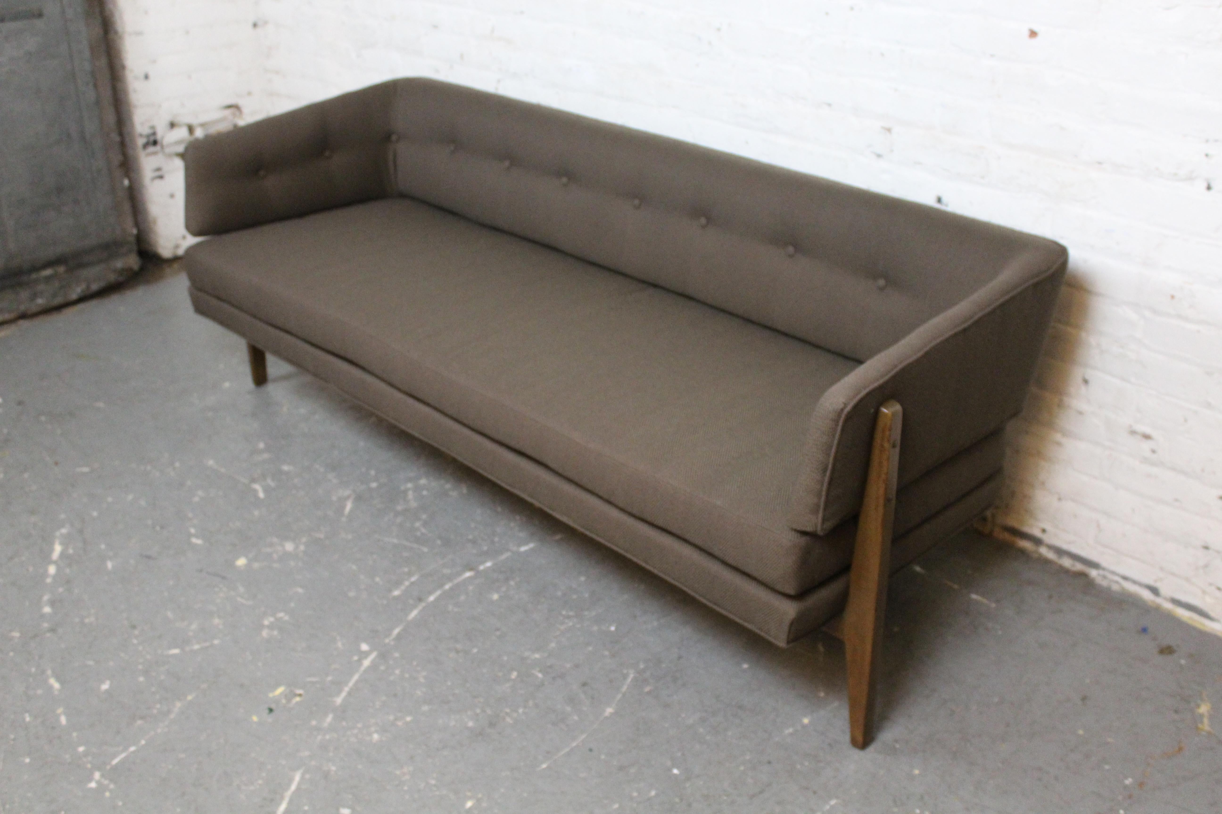American Mid-Century Floating Back Sofa by Ed Wormley for Dunbar