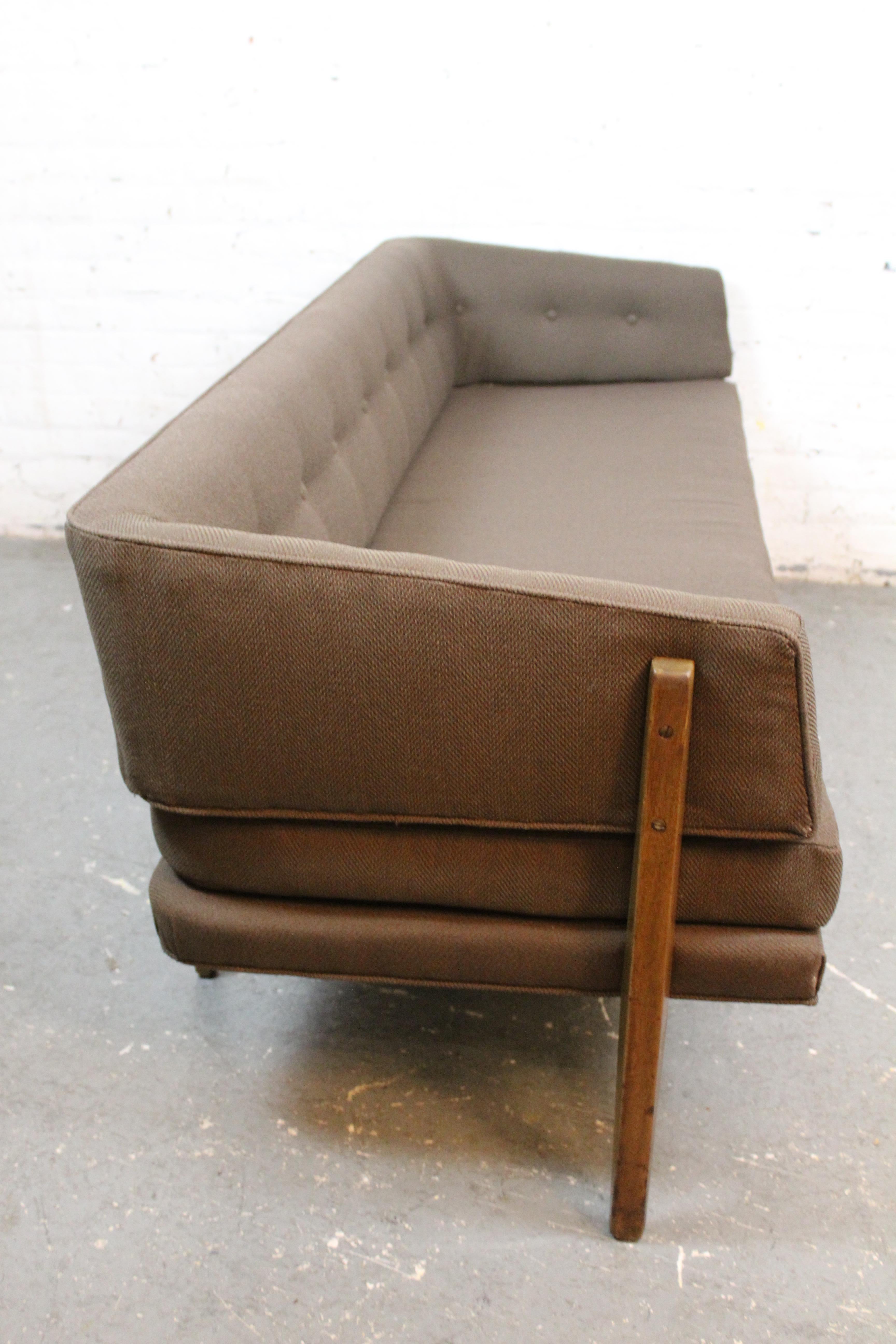 Mid-Century Floating Back Sofa by Ed Wormley for Dunbar In Good Condition In Brooklyn, NY