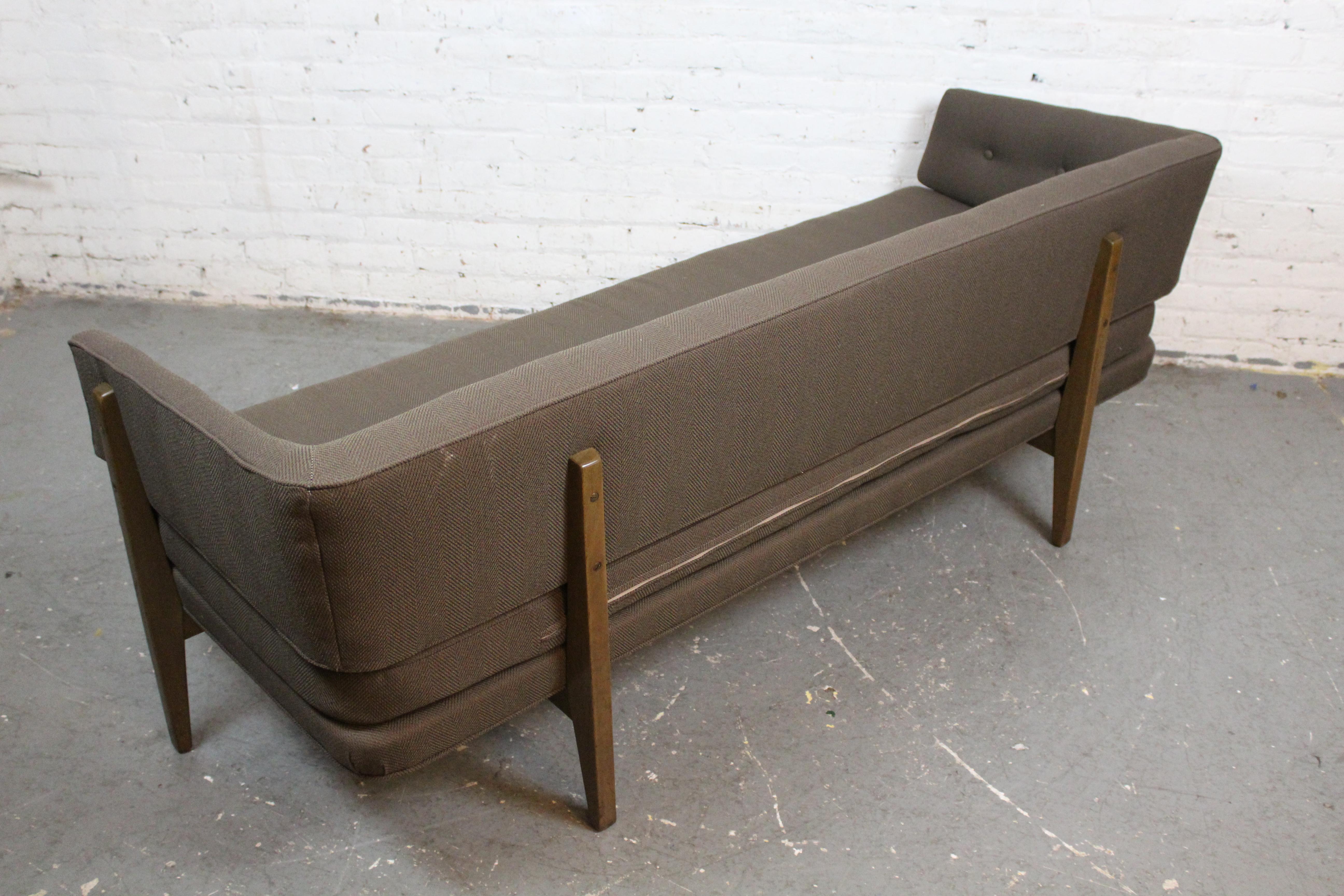 Mid-Century Floating Back Sofa by Ed Wormley for Dunbar 1
