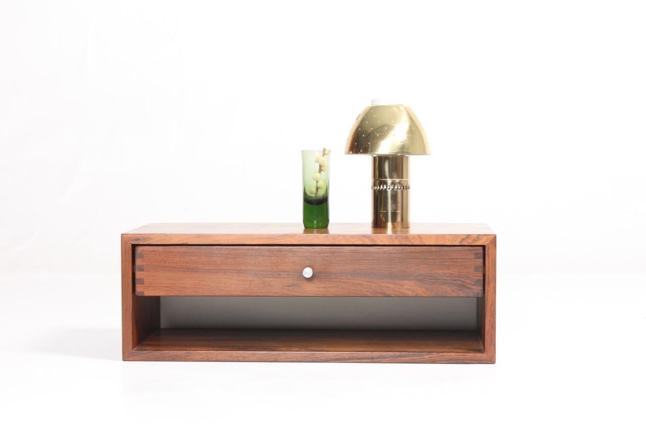 Mid-20th Century Midcentury Floating Night Stands in Rosewood Designed by Kai Kristiansen, 1960s