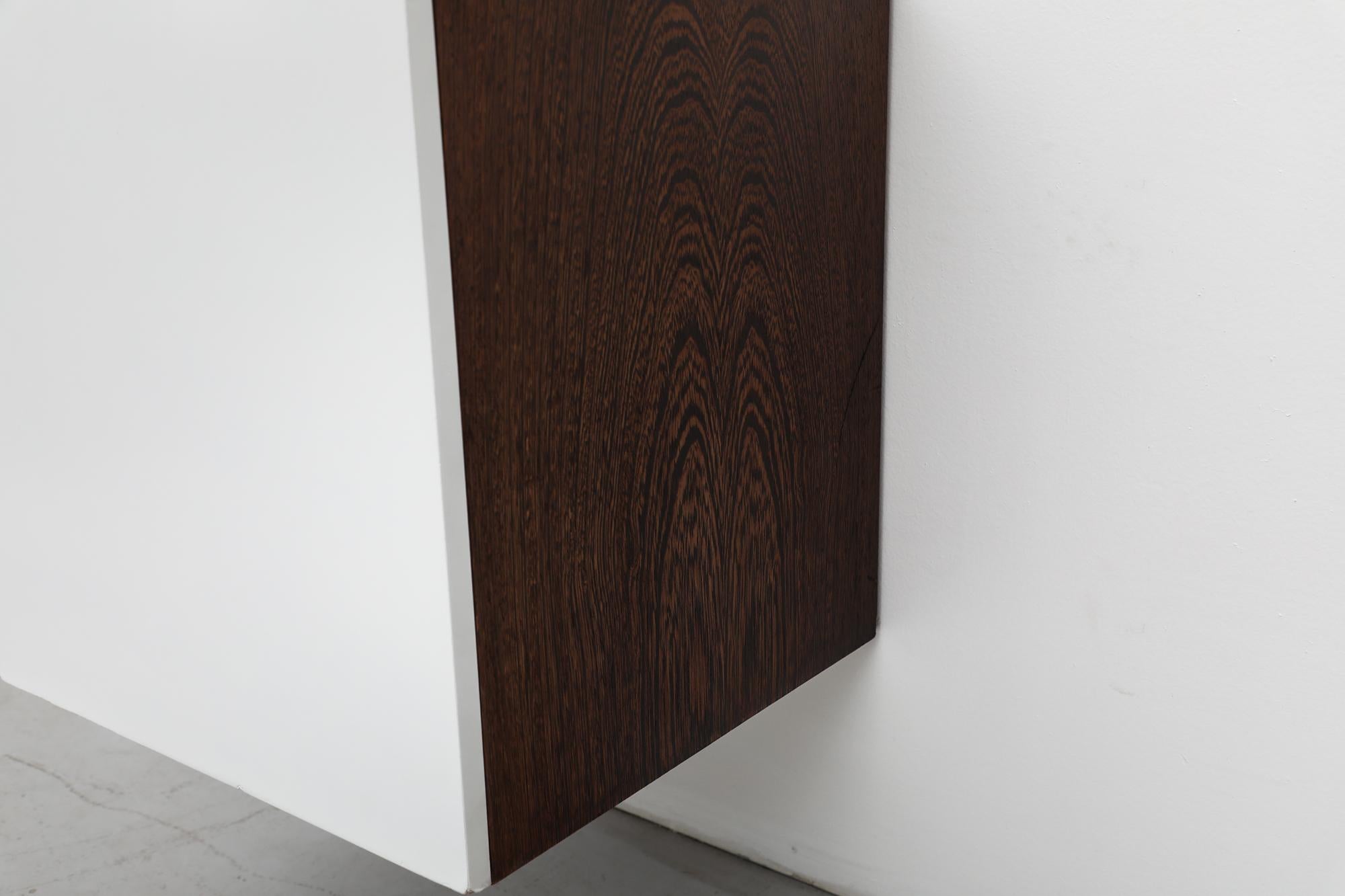 Mid-Century Floating Wenge Banz Board Single Cabinet For Sale 6