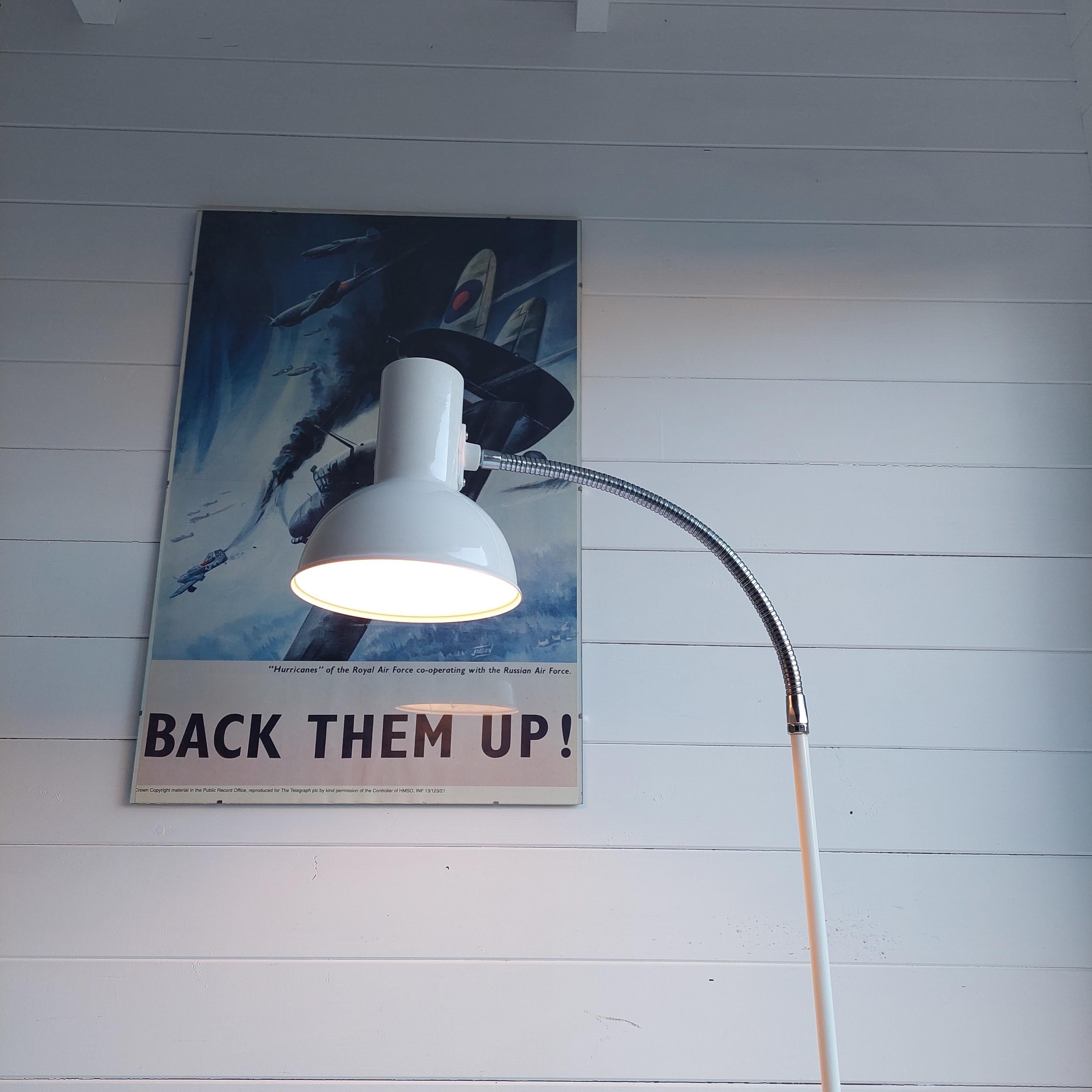 Mid-Century Modern Mid Century Floor Adjustable Gooseneck Lamp Conran Maclamp Habitat 60s 70s