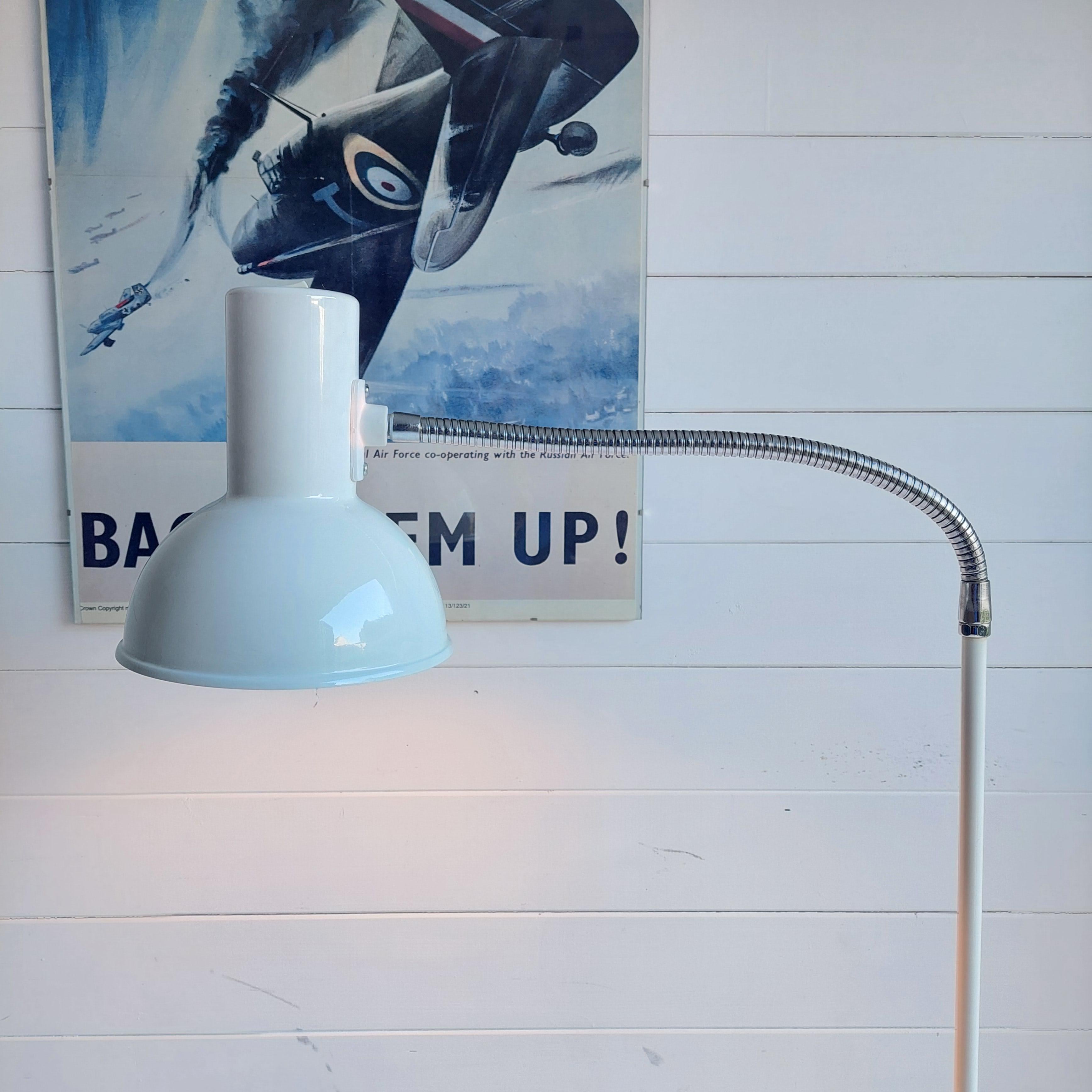 20th Century Mid Century Floor Adjustable Gooseneck Lamp Conran Maclamp Habitat 60s 70s