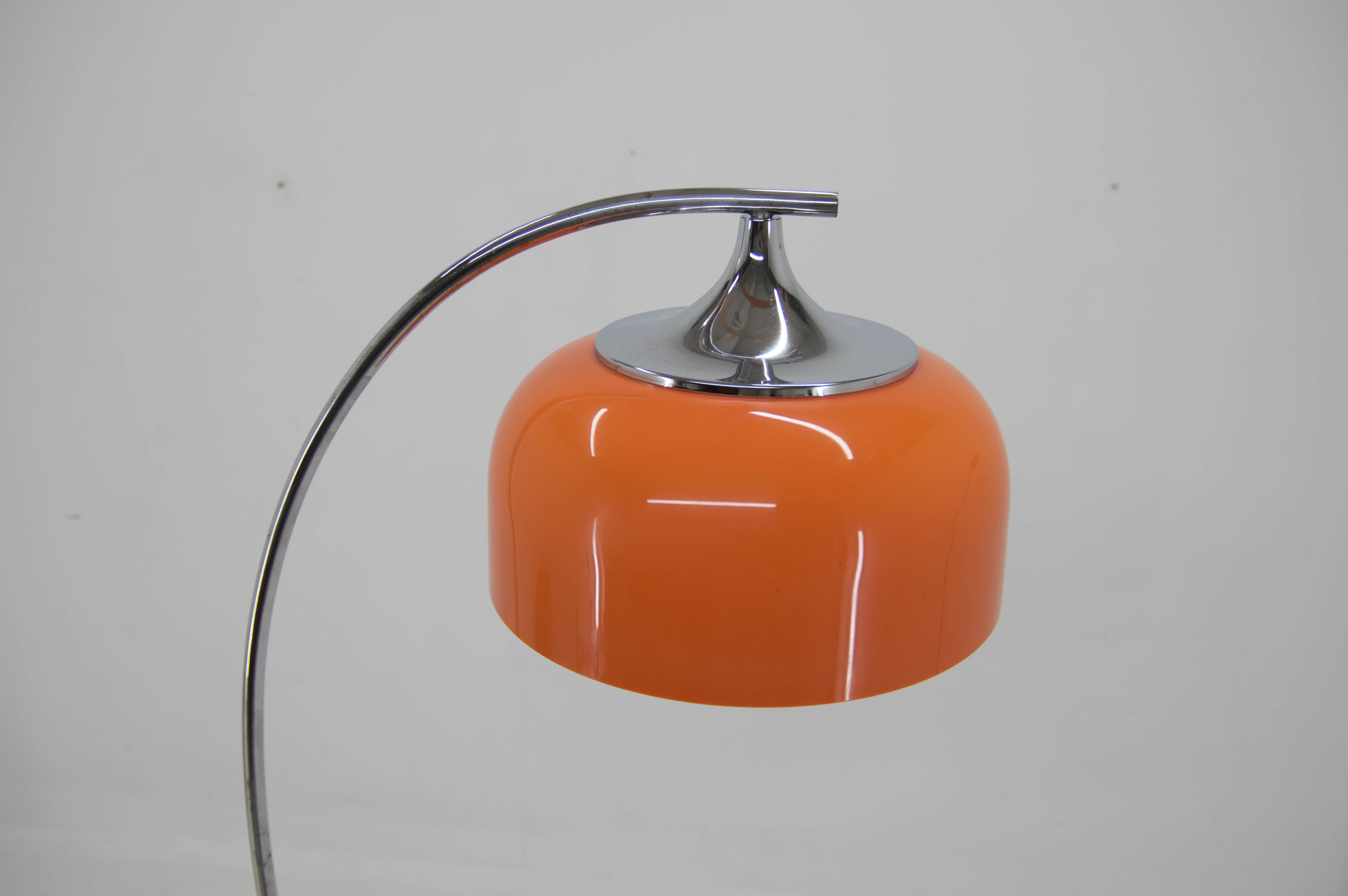 Metal Mid-Century Floor Lamp, 1960s, Czechoslovakia