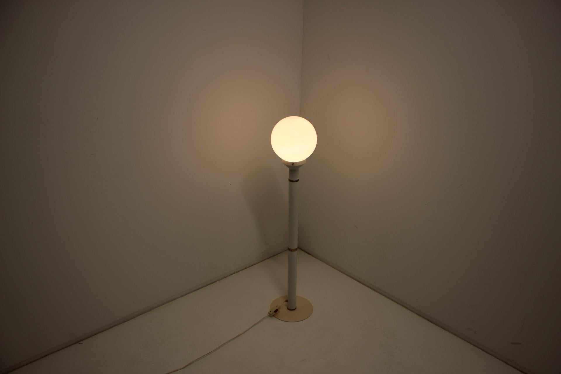 Metal Mid-Century Floor Lamp, 1970's For Sale