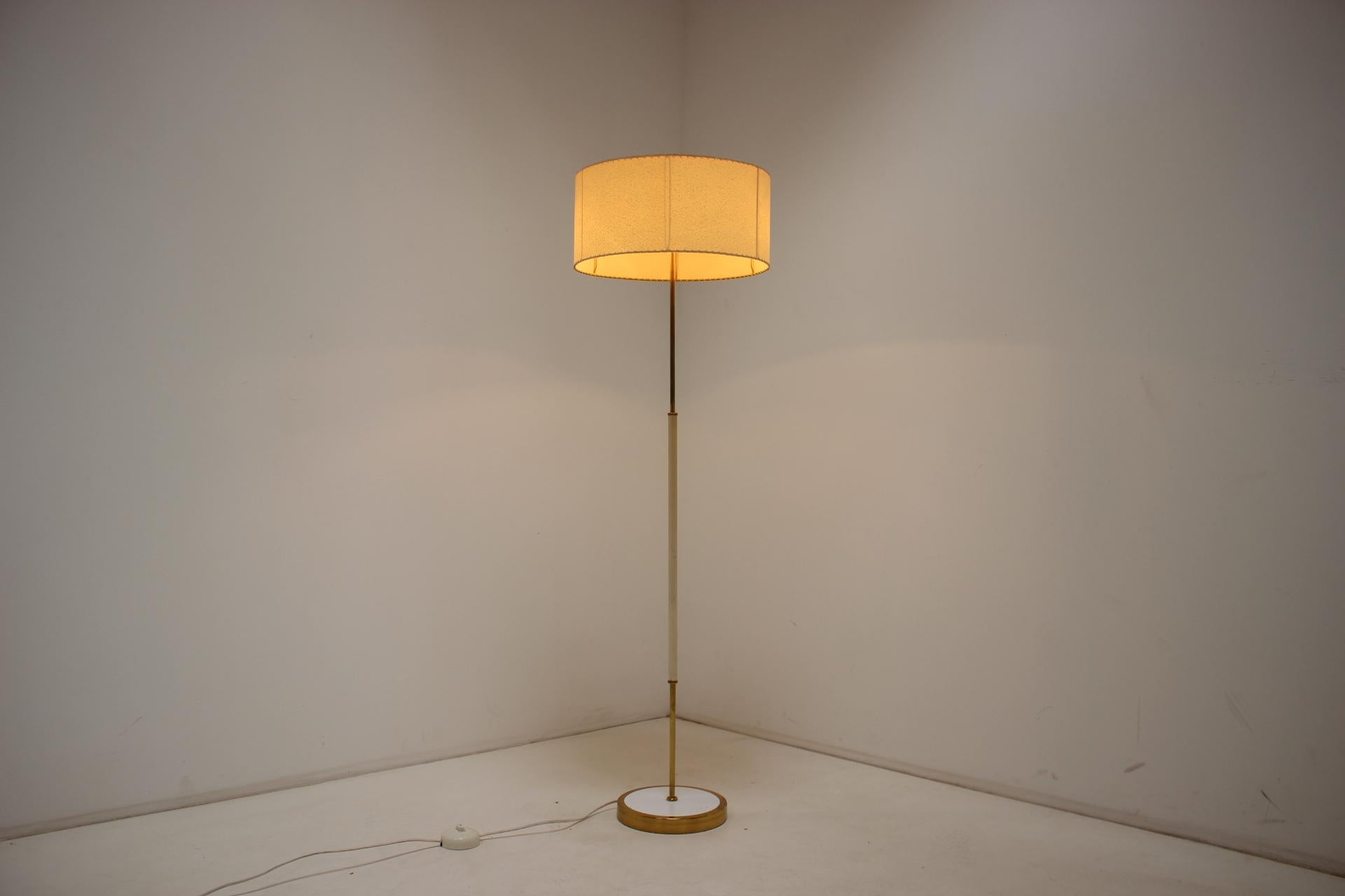 Brass Mid-Century Floor Lamp, 1970s / Germany For Sale