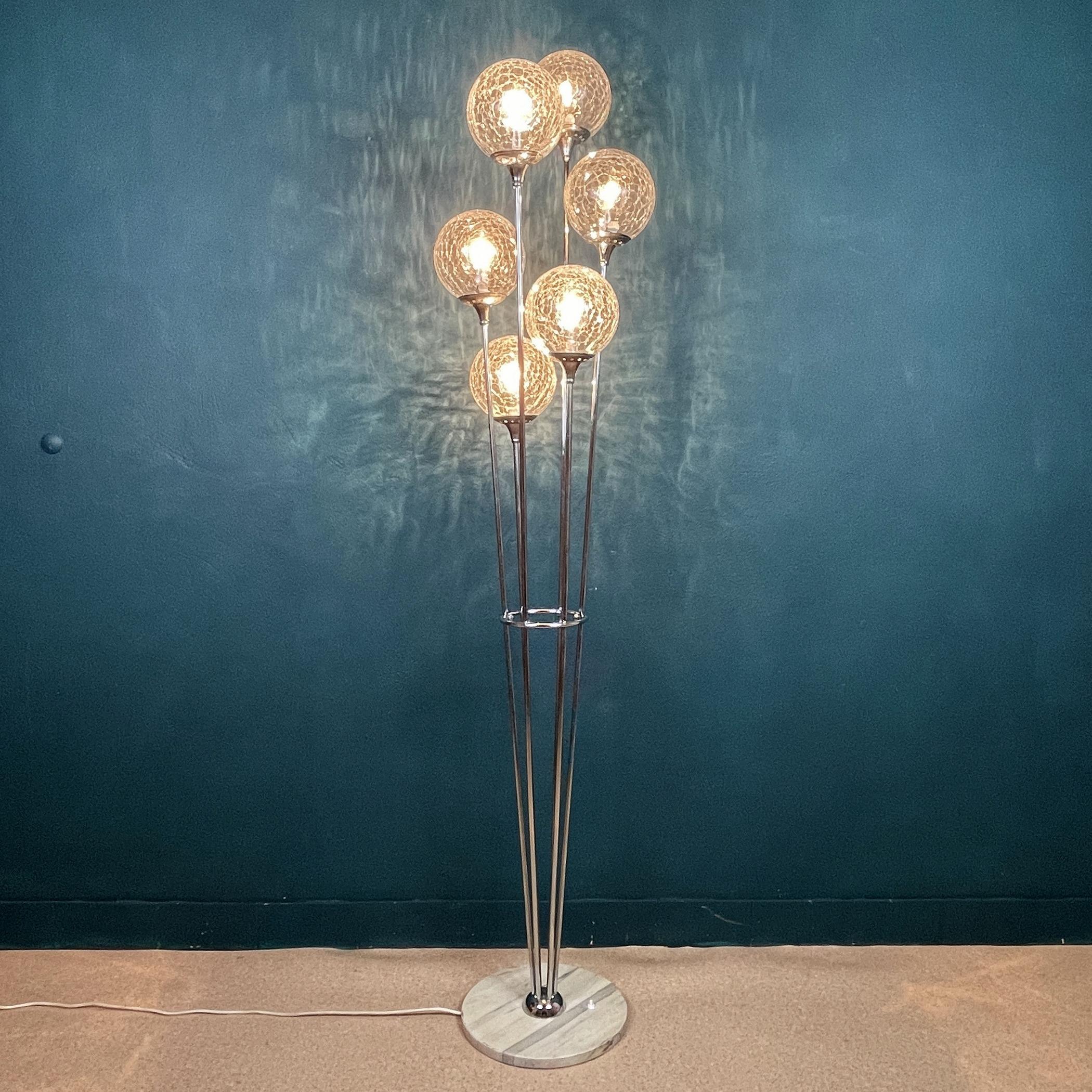 20th Century Mid-century floor lamp Alberello by Stilnovo Italy 1960s For Sale