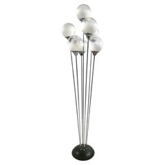 Mid Century Floor Lamp " Alberello " , Stilnovo, italy 1950s