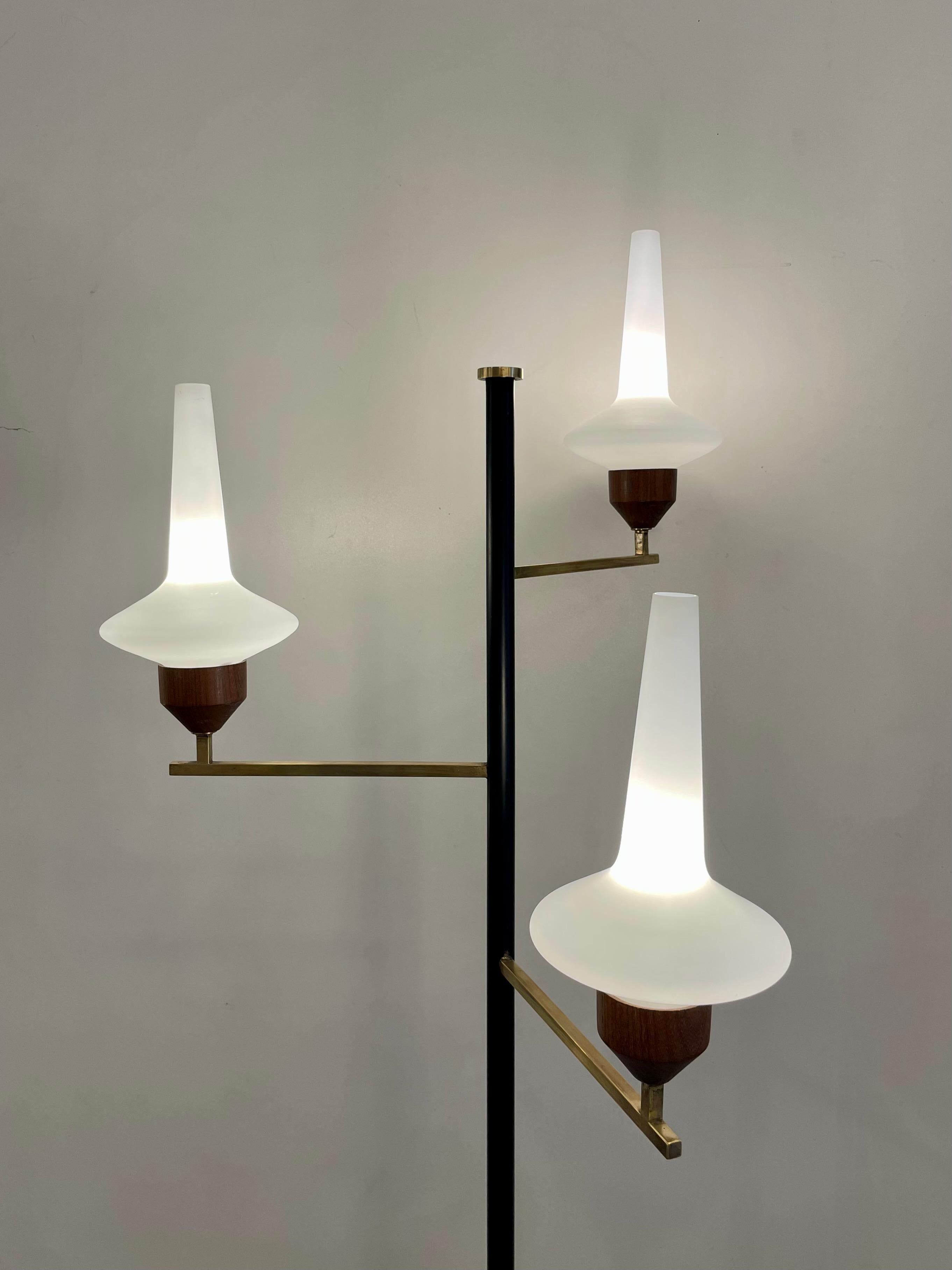 Lampadaire Mid-Century att. À Stilnovo, années 1950 en vente 3