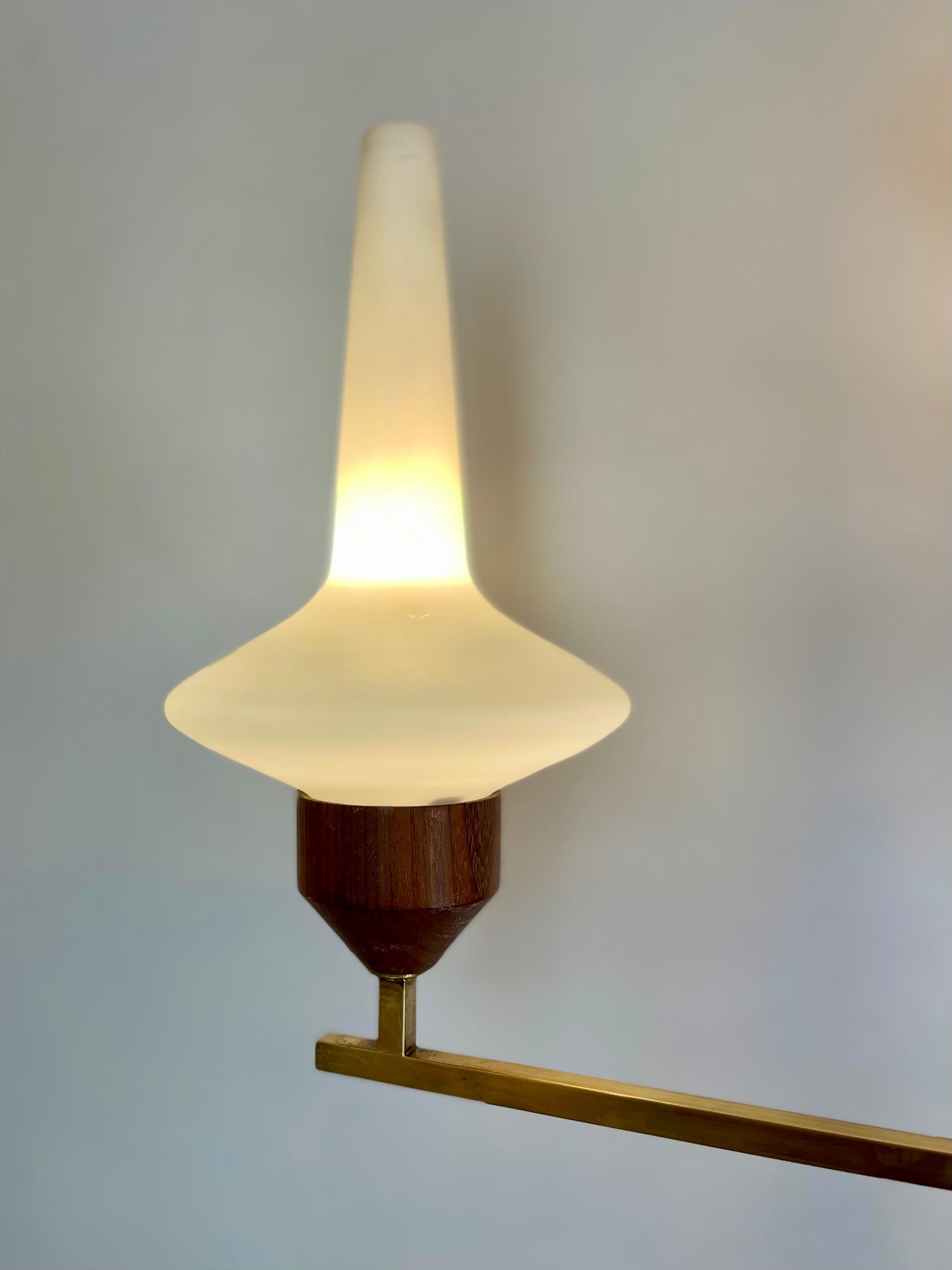 Métal Lampadaire Mid-Century att. À Stilnovo, années 1950 en vente