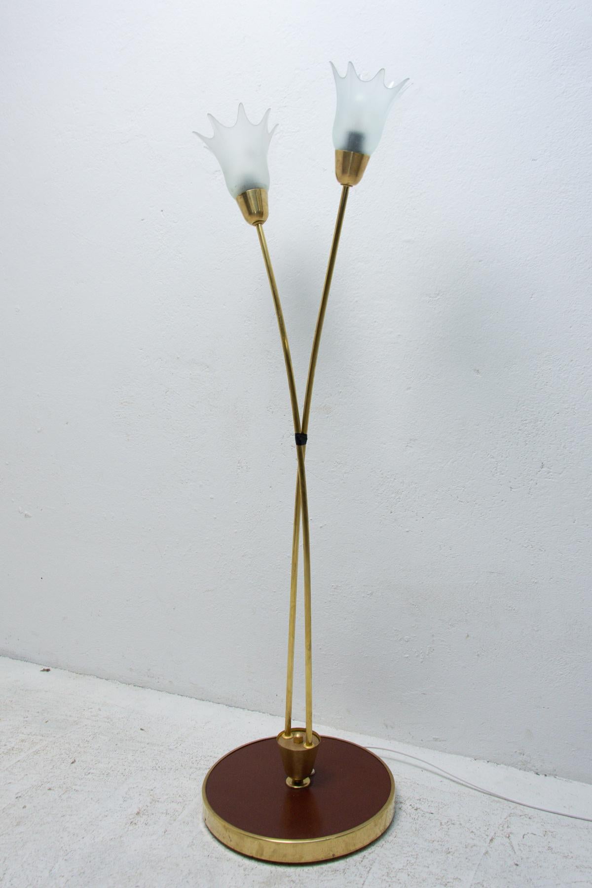 Mid Century Floor Lamp, Brussels Period, 1960´s In Good Condition For Sale In Prague 8, CZ