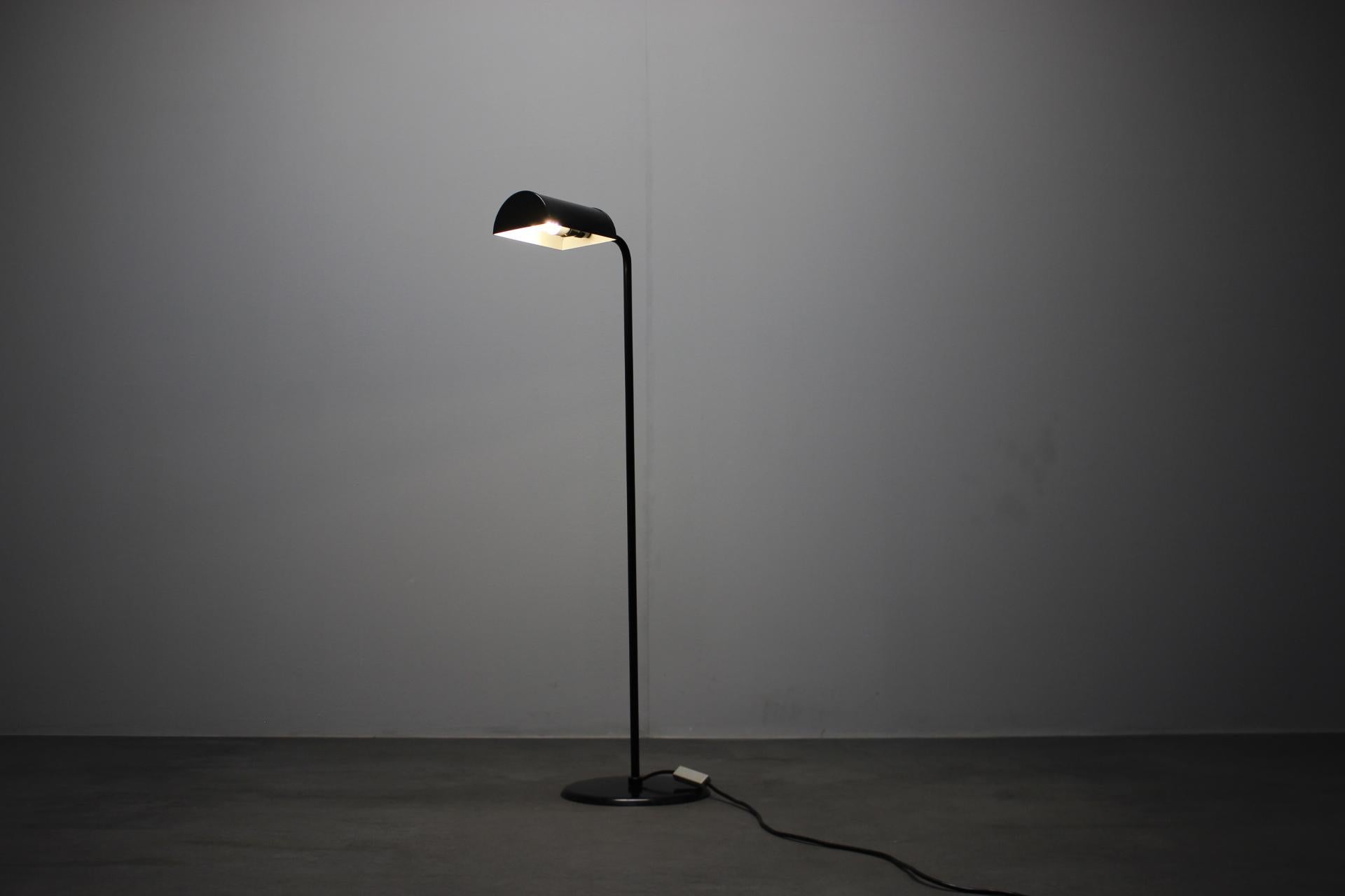 Metal Mid-Century Floor Lamp by Abo Randers, 1970s, Denmark For Sale