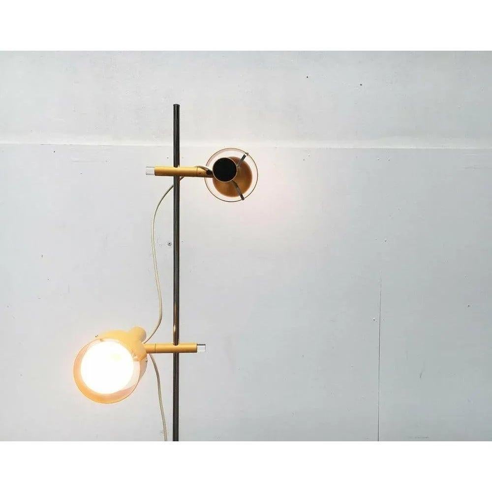 Svizzero Lampada da terra di metà secolo di Edi Franz per Swisslamps International, anni '60 in vendita