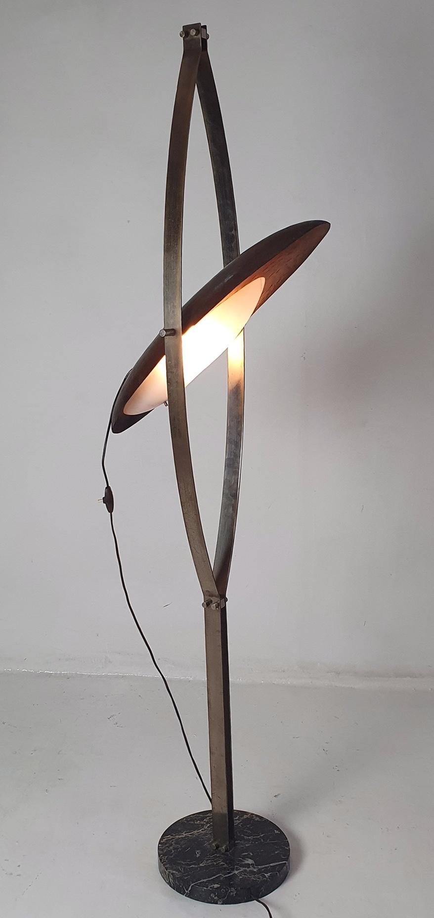 Italian Mid Century Floor Lamp by Goffredo Reggiani Italy