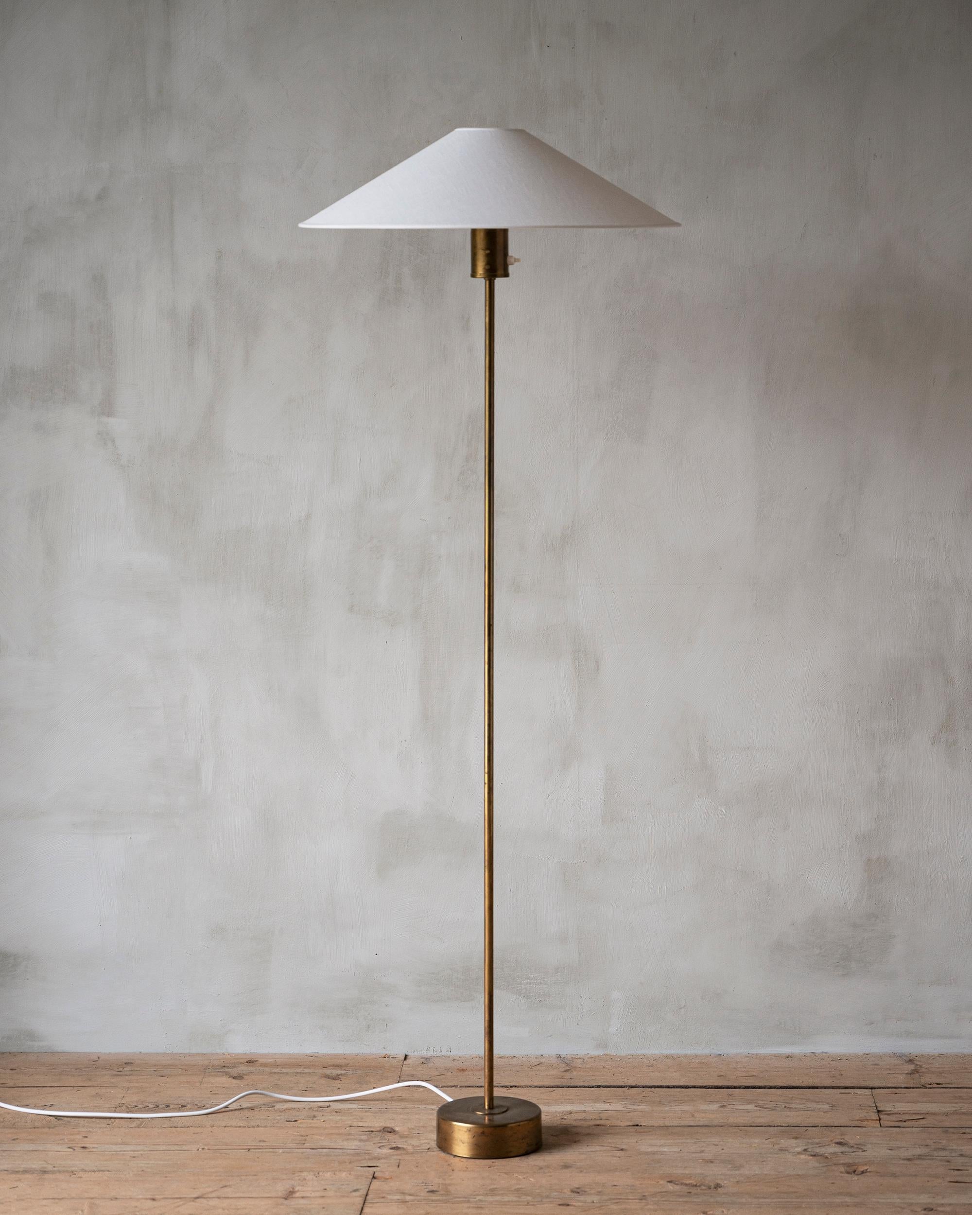 20th Century Mid Century Floor Lamp by Hans Bergström for Ateljé Lyktan 1940/50s For Sale