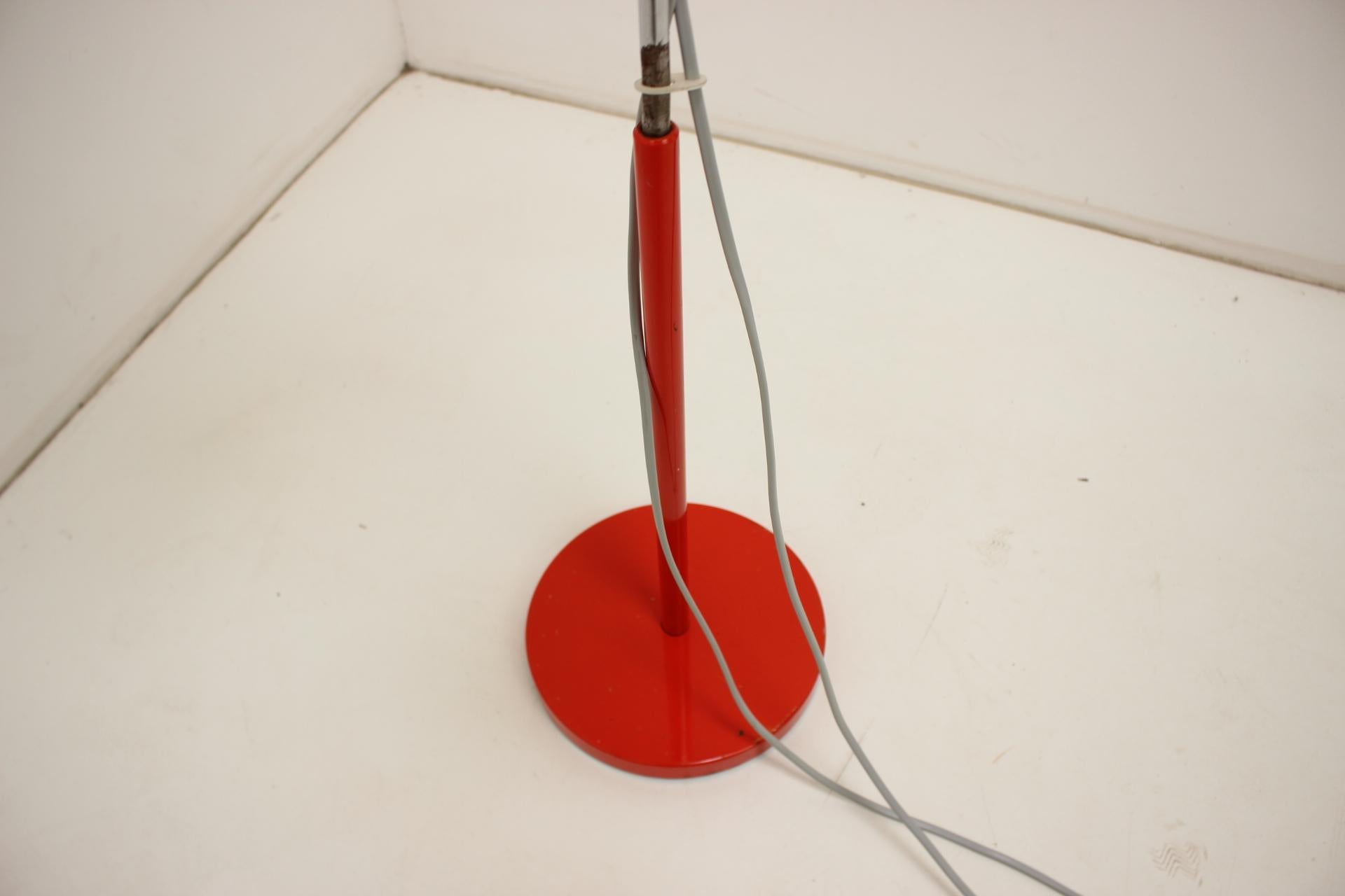 Lampada da terra di metà secolo di Josef Hurka per Napako, anni '60, Cecoslovacchia in vendita 9