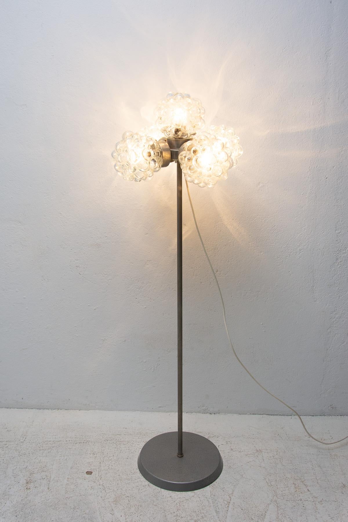 Mid Century Floor Lamp by Kamenický Šenov, Czechoslovakia, 1960's For Sale 7