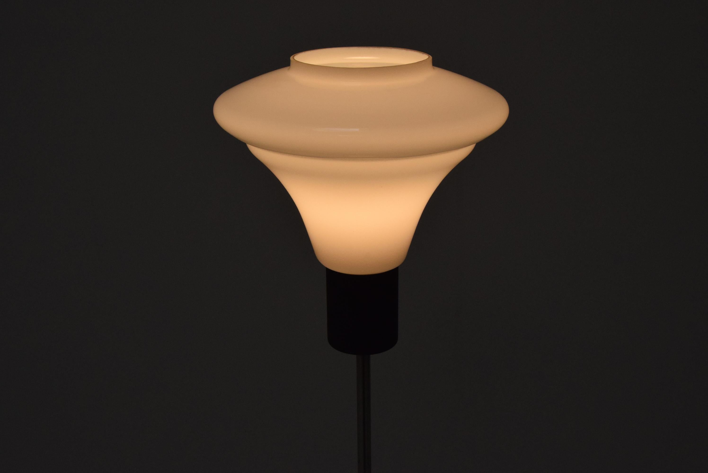 Metallo Lampada da terra di metà secolo di Kamenicky Senov, anni '1960 in vendita