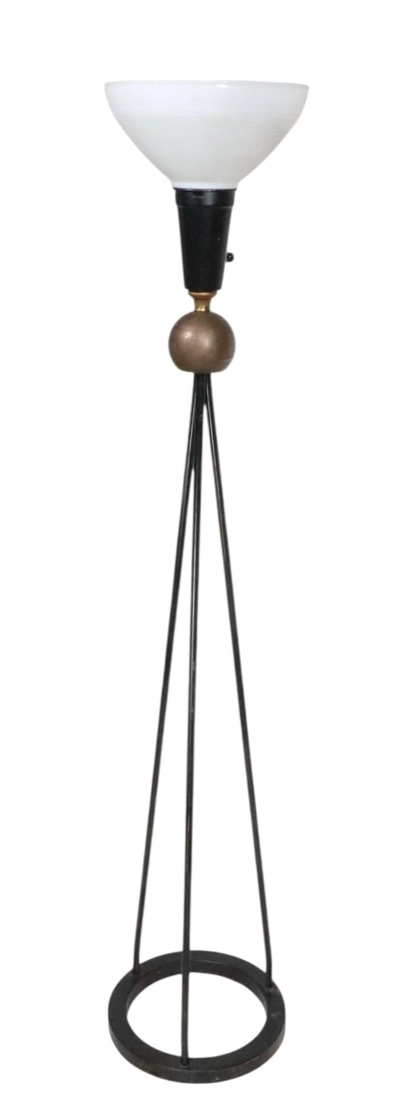Mid Century Floor Lamp by Robert Bulmore c. 1950's For Sale 1
